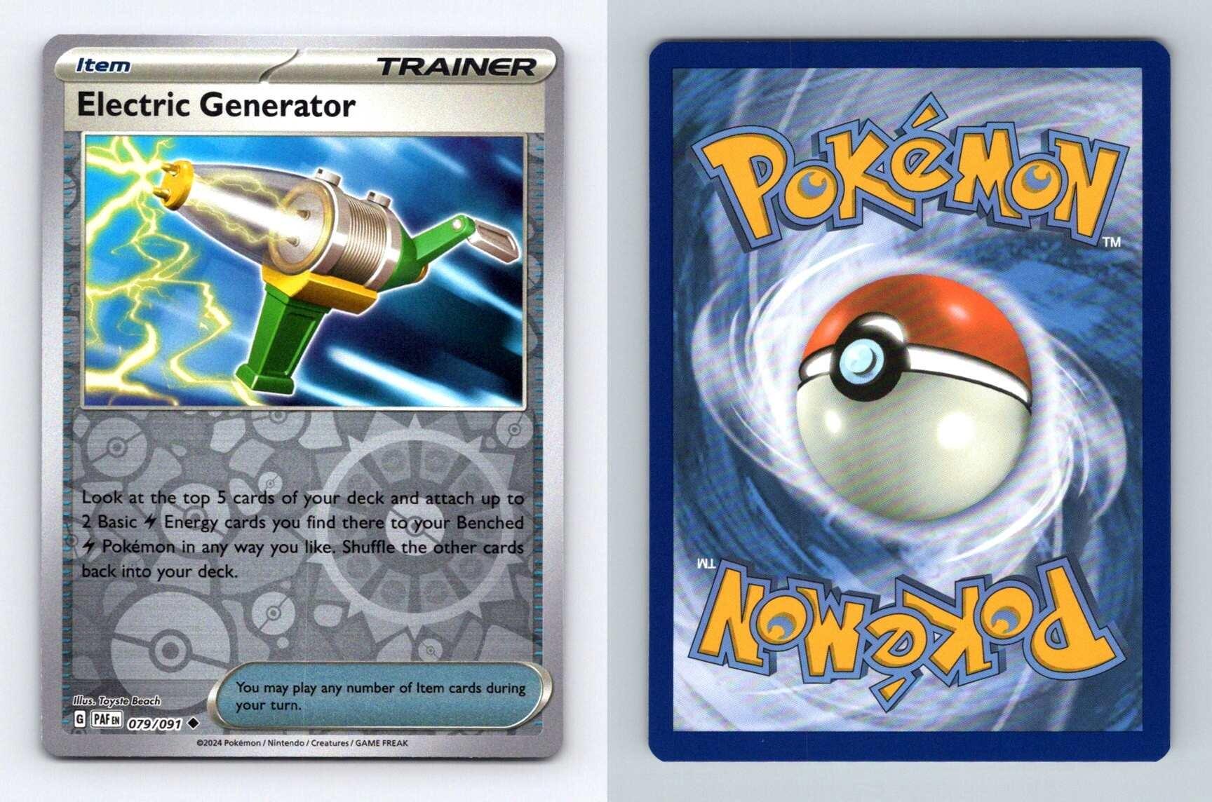 Electric Generator 79/91 SV Paldean Fates Pokemon 2024