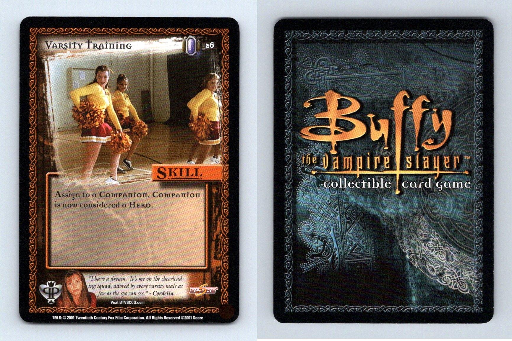 Skill 26 Buffy The Vampire Slayer The Pergamum Prophecy Common CCG Card
