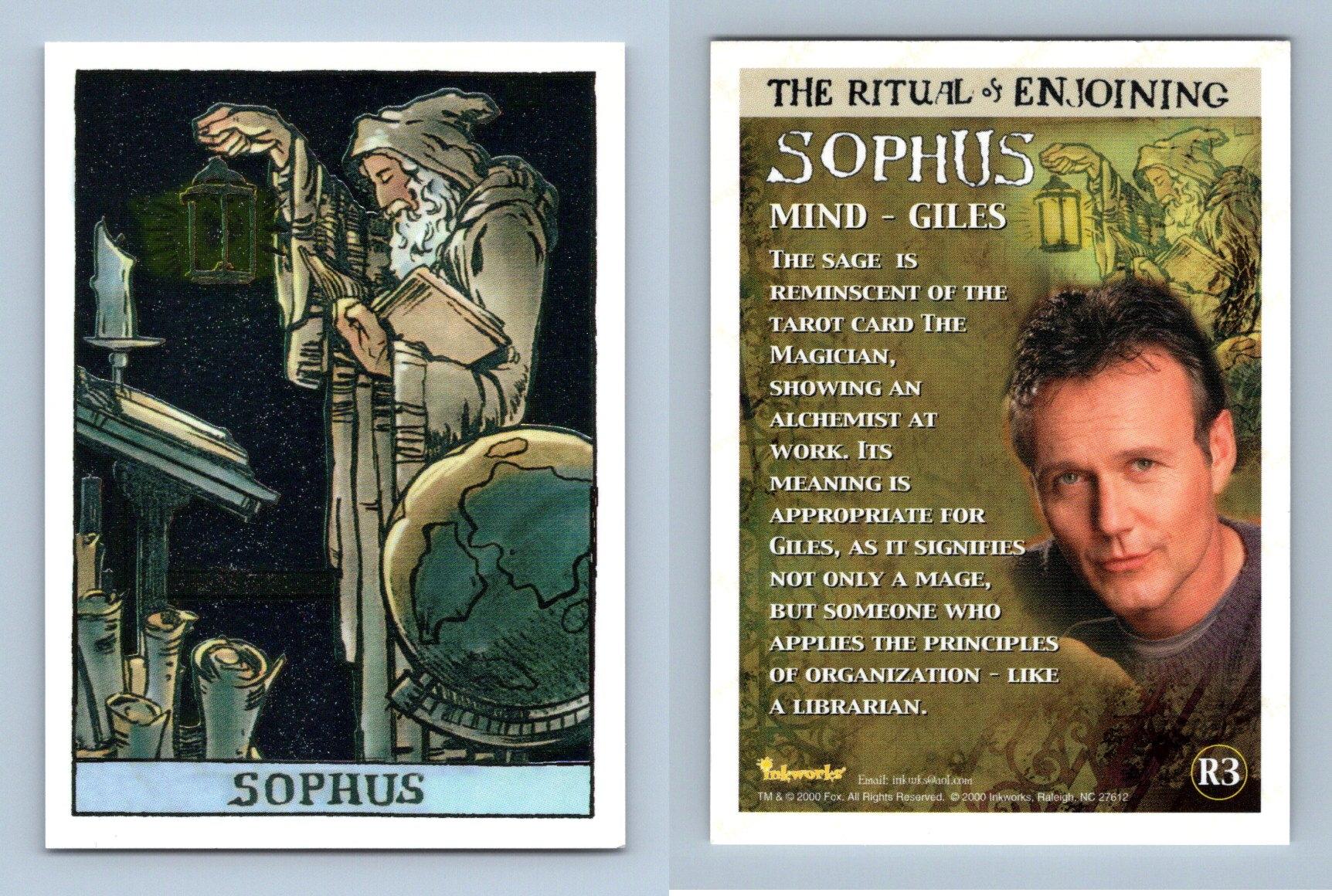 Sophus R3 Buffy The Vampire Slayer Season 4 Inkworks Enjoining Ritual Card