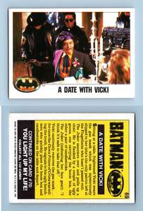 1989 Topps Batman #111 The Joker Takes A Hostage 