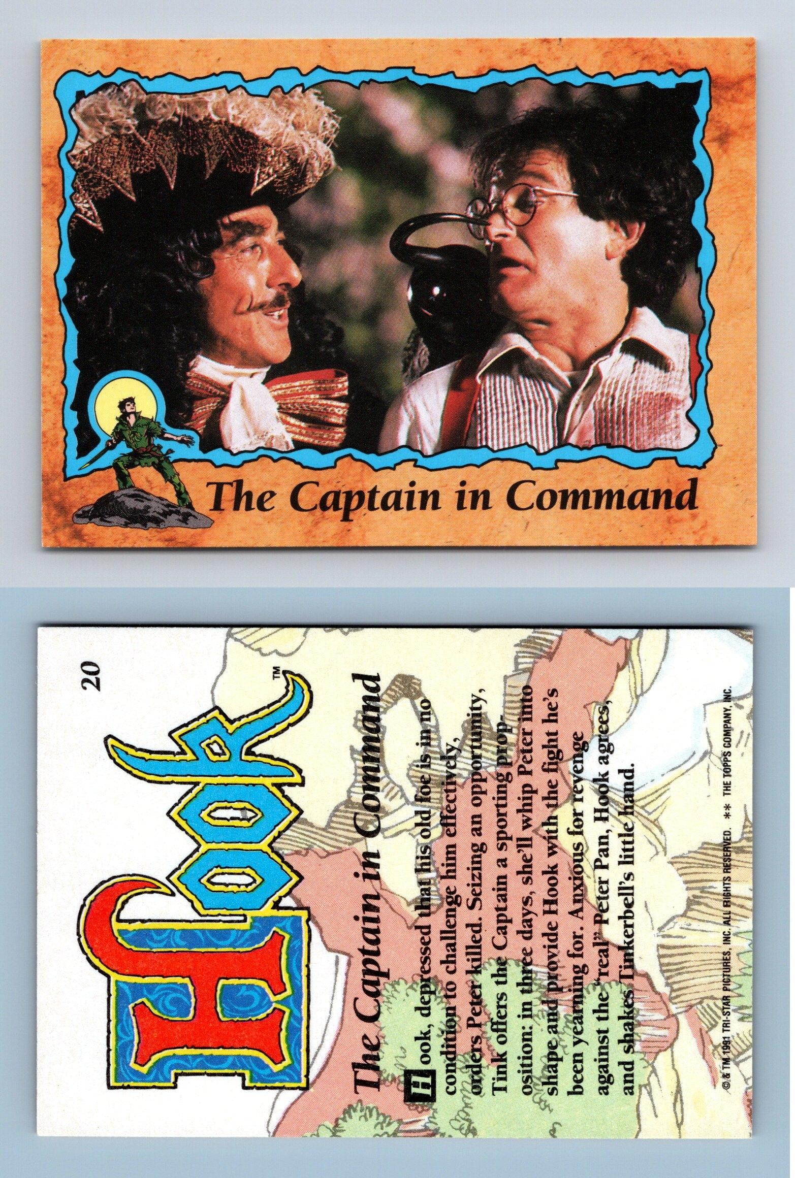 The Captain In Command #20 Hook 1991 Topps Trading Card