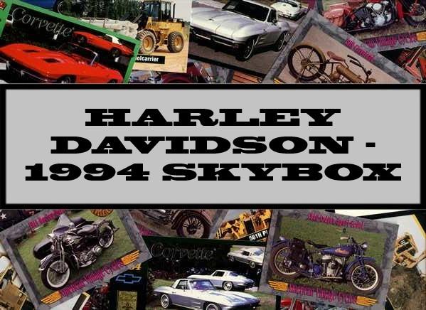 Harley Davidson  - 1994 Skybox