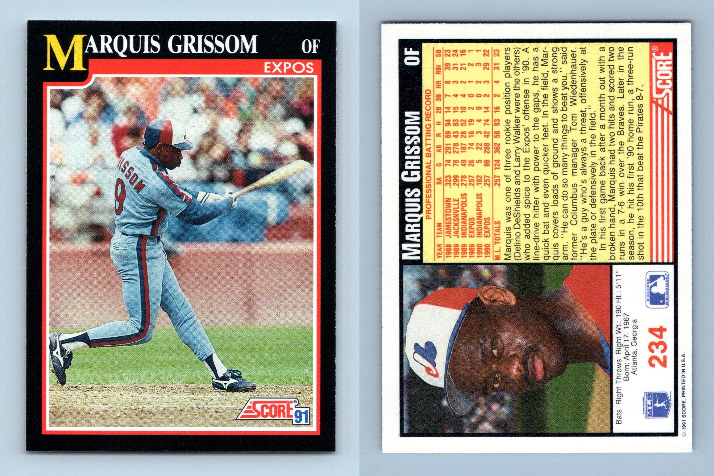 Marquis Grissom Baseball Cards