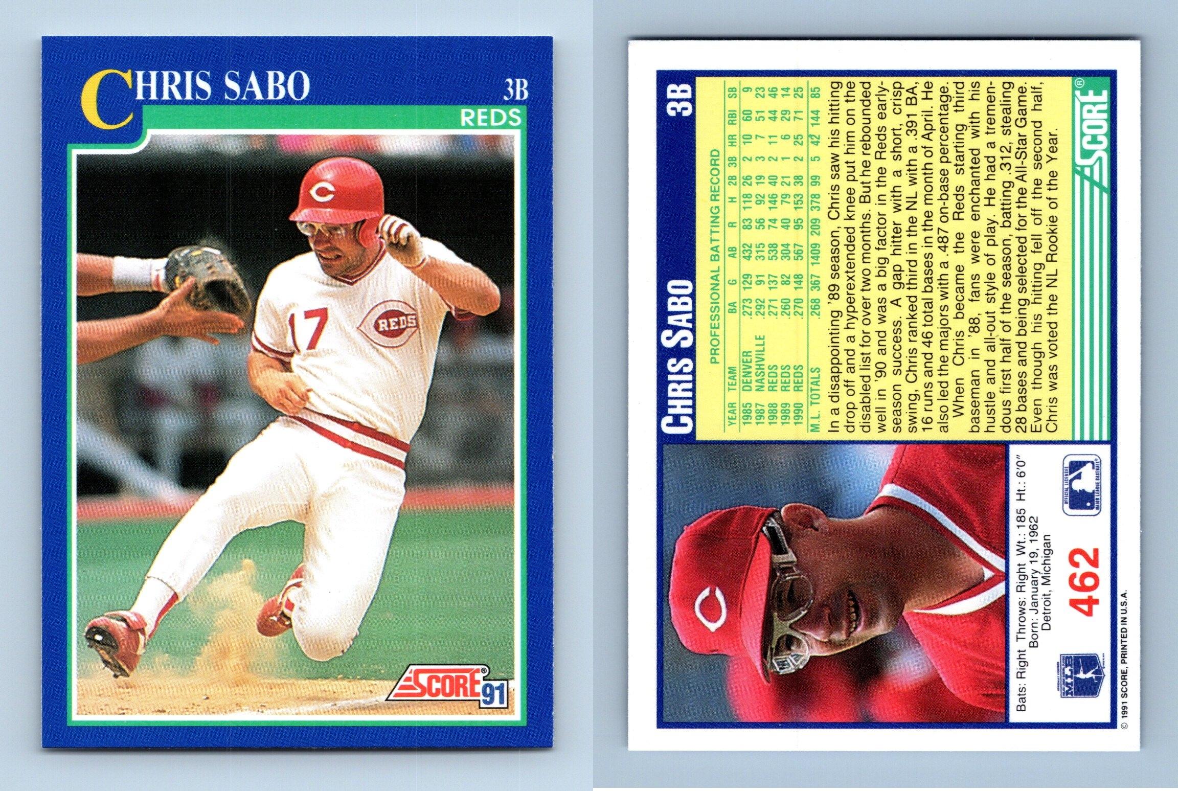 Chris Sabo Baseball Cards
