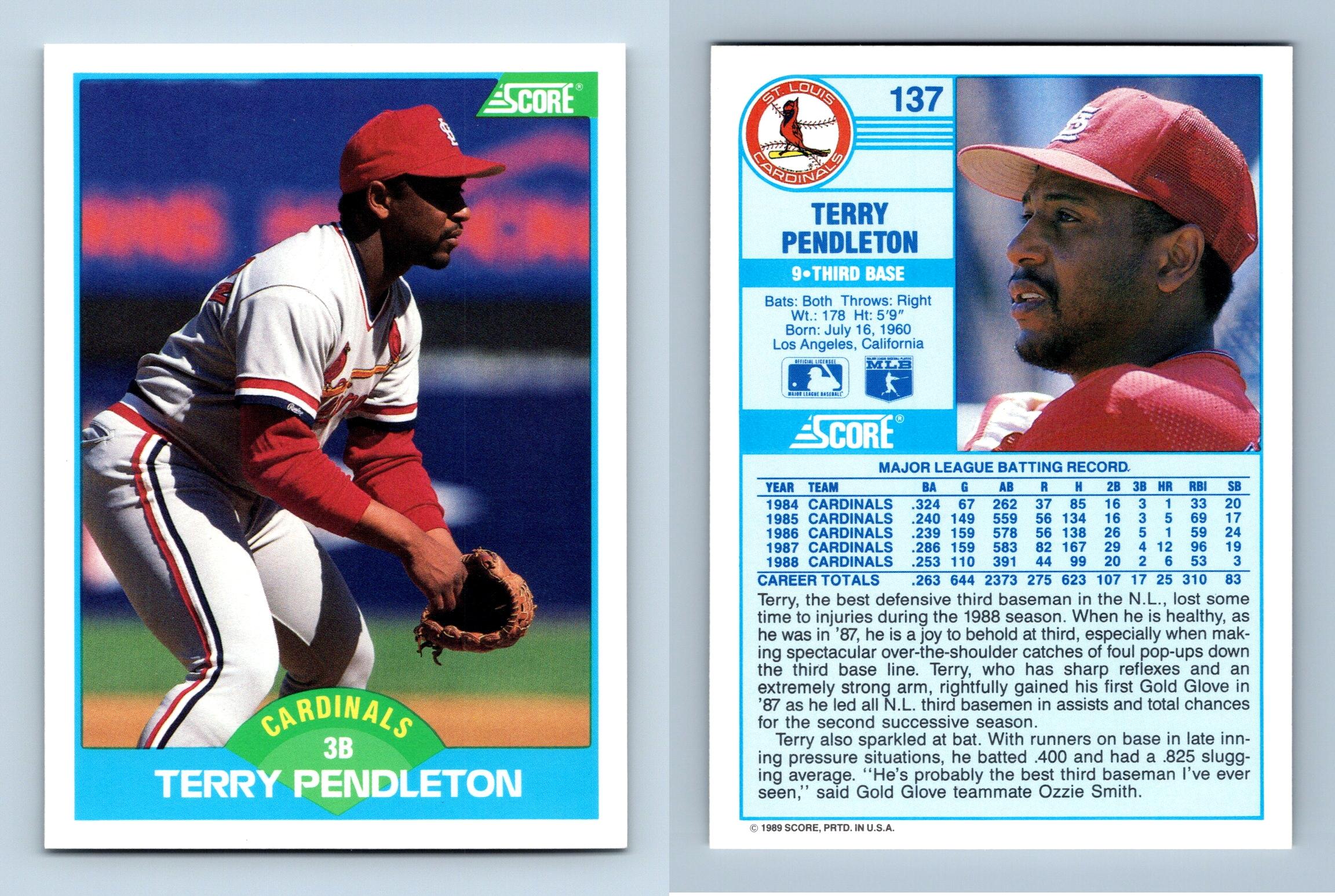 Terry Pendleton Baseball Cards