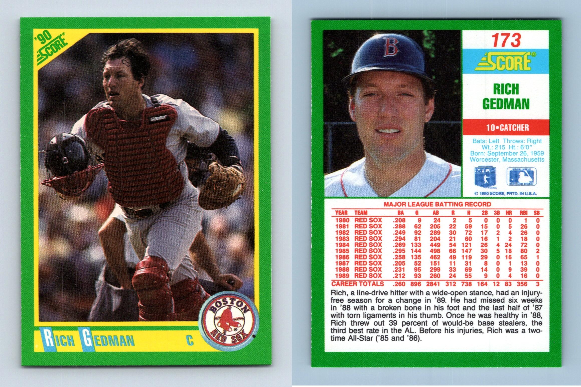 Ed Whitson - Padres #373 Score 1990 Baseball Trading Card