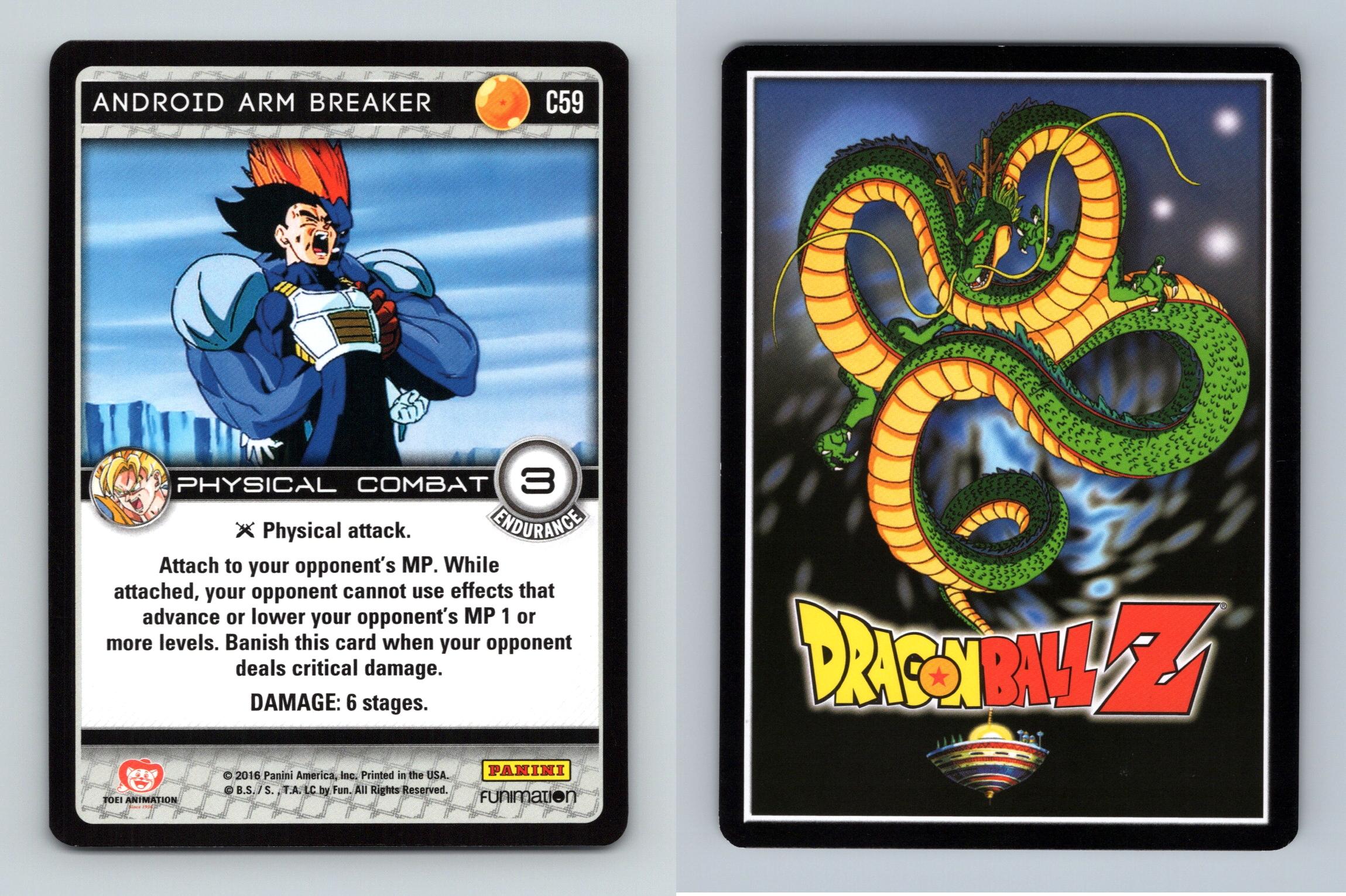 Saiyan Arm Breaker #C59 Dragon Ball Z Vengeance 2016 Common TCG Card