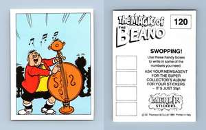 The Magic Of The Beano #87 Merlin 1989 Sticker C846 