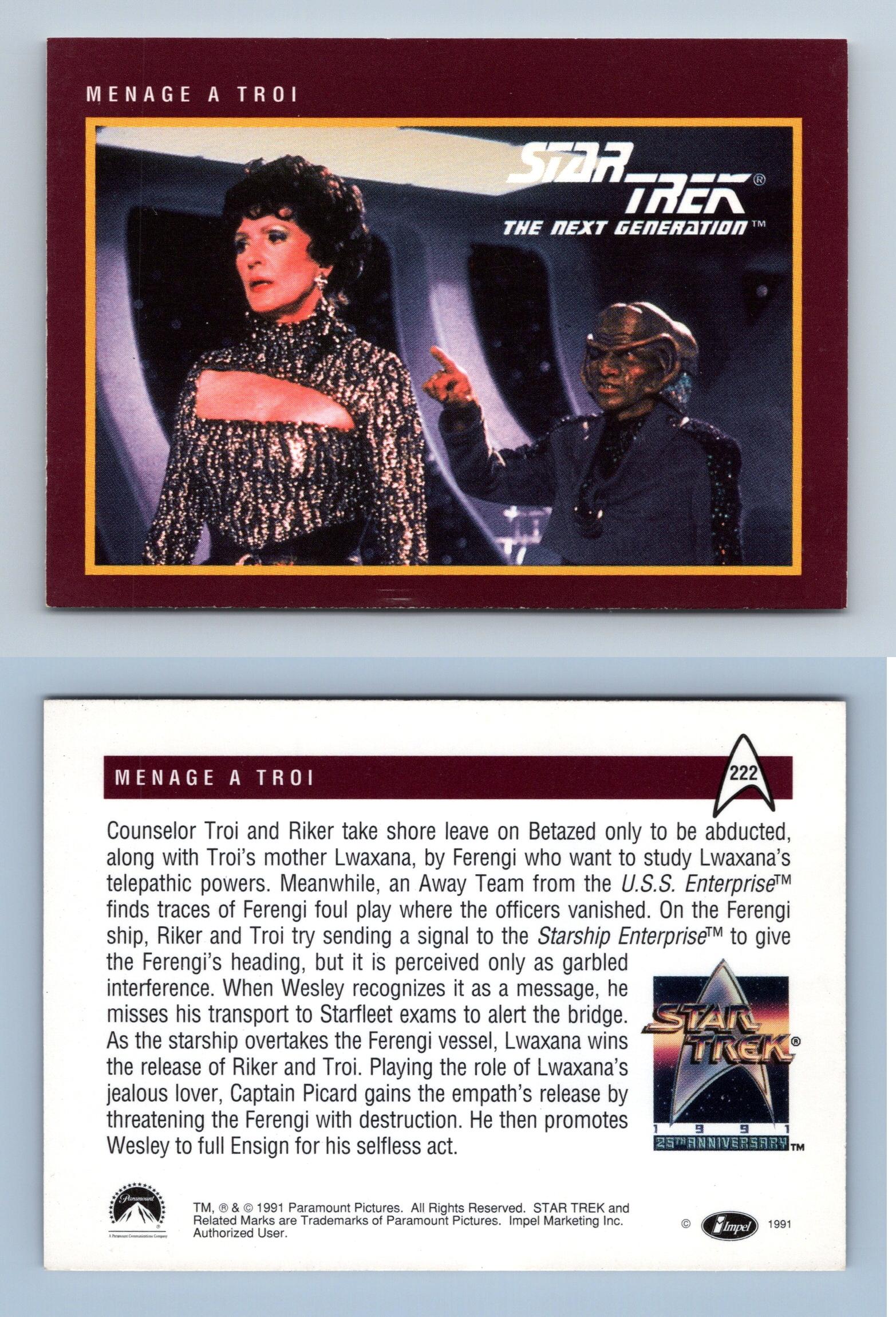 Star Trek offers 1991 25th Anniv Trading Cards