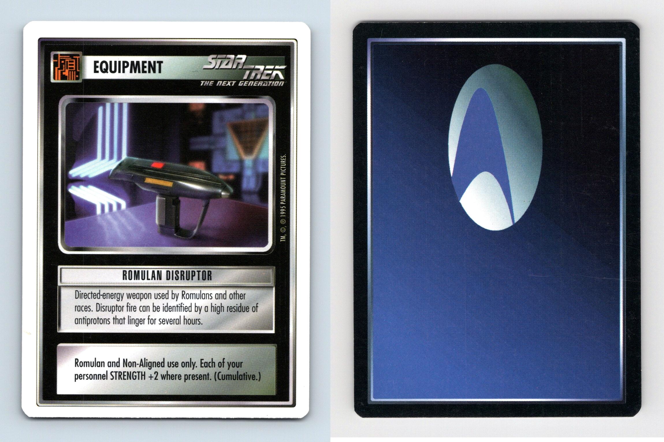 Romulan Disruptor - Star Trek Premiere Unlimited 1995 Common CCG Card