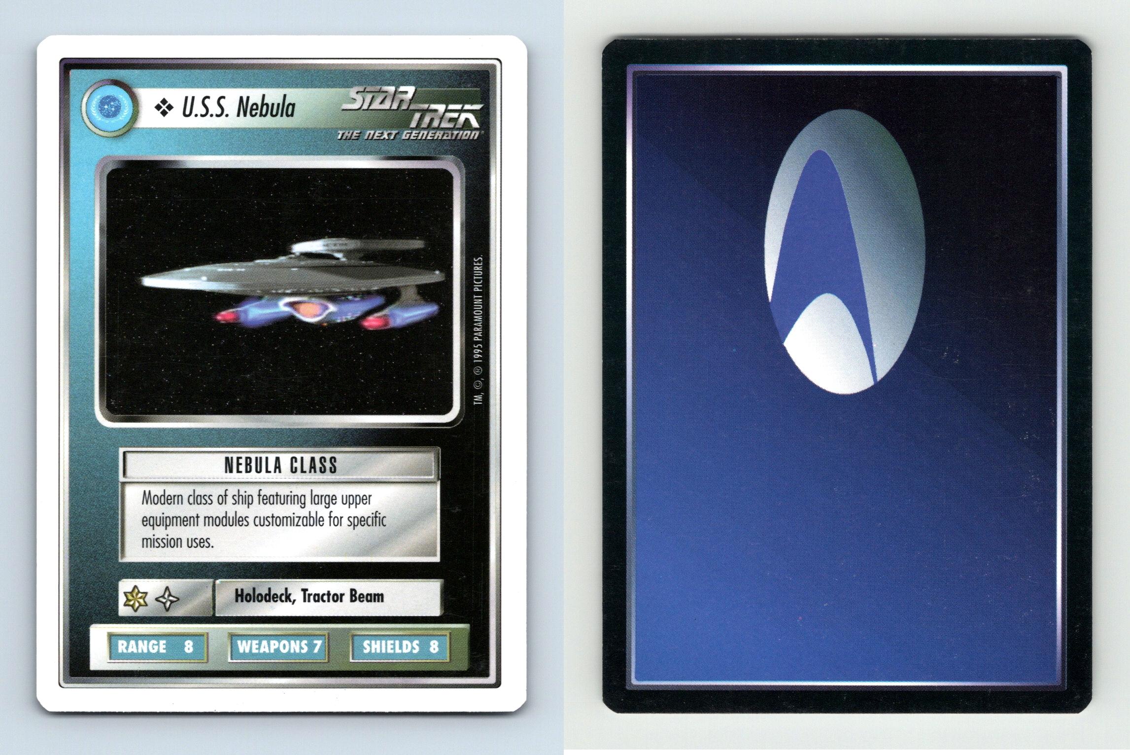 U.S.S. Nebula - Star Trek Premiere Unlimited 1995 Common CCG Card