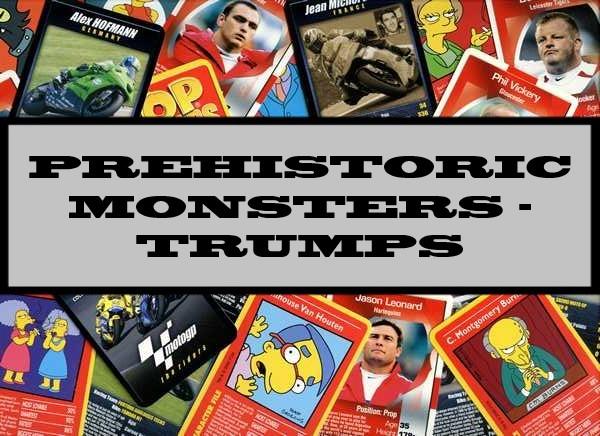 Prehistoric Monsters - Waddingtons
