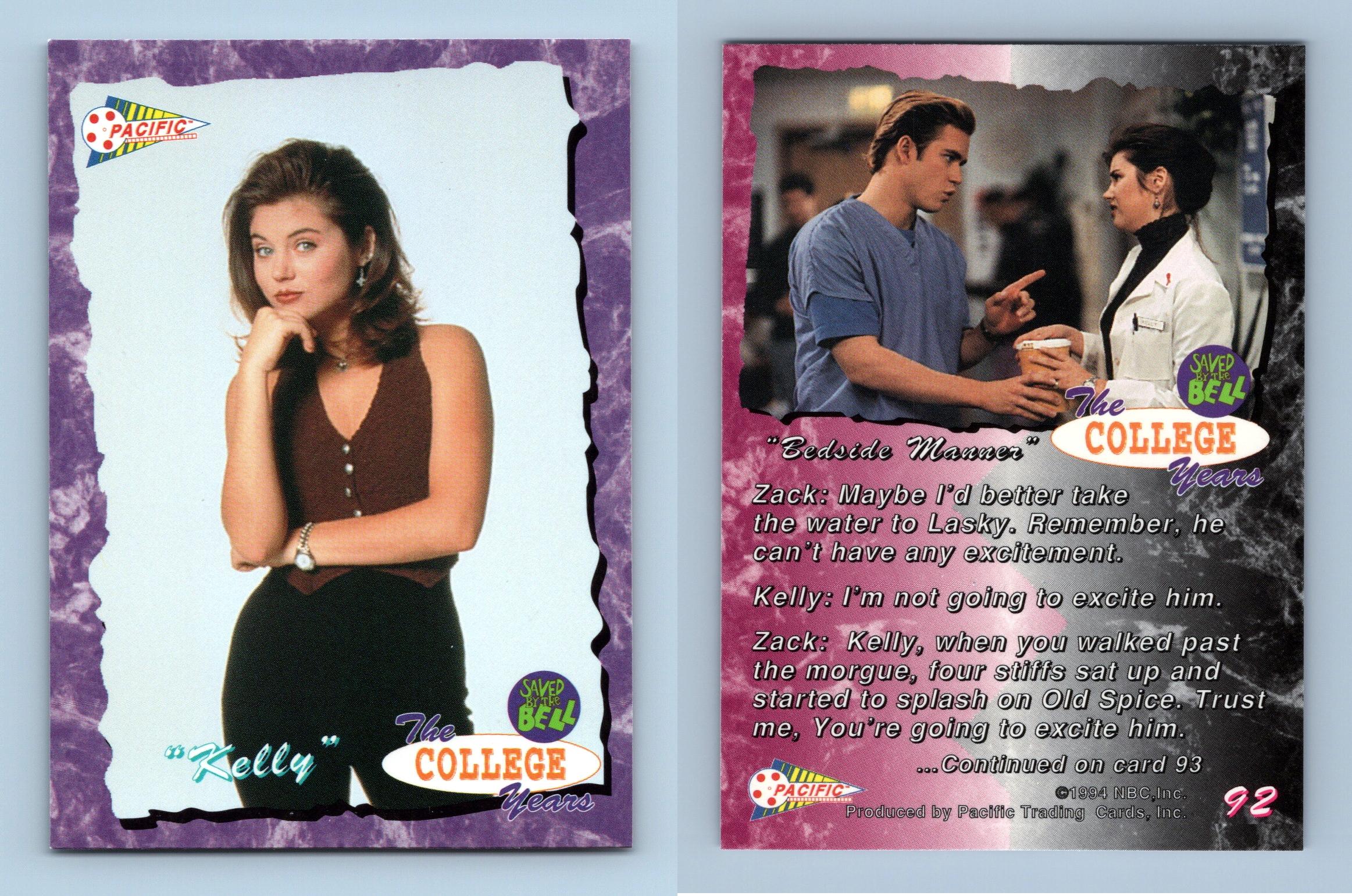 FULL SET - Saved By 2024 The Bell The College Years Trading Cards