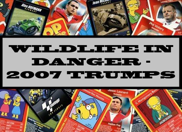 Wildlife In Danger - 2007 Winning Moves