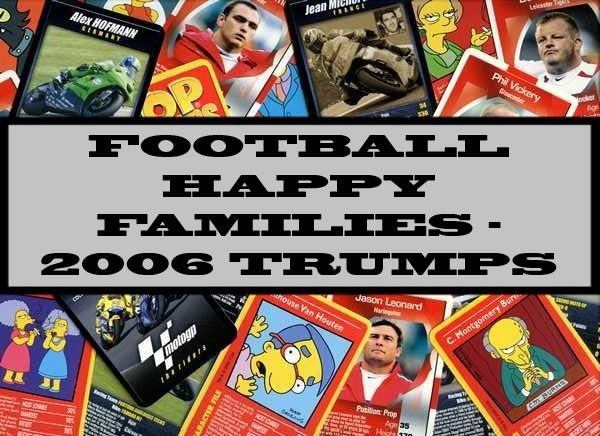 Football Happy Families - 2006 Cartamundi