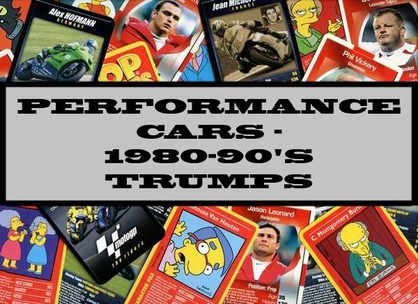 Performance Cars - 1980-90's Waddingtons