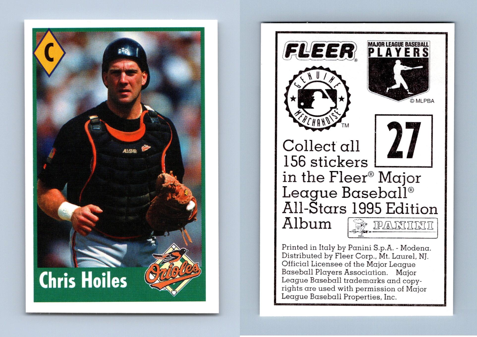 Chris Hoiles #27 Fleer Major League Baseball All-Stars 1995 Panini Sticker