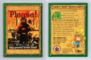 Only You Can Prevent Forest Fires #39 Smokey Bear 1996 Dart Trading Card C2629 