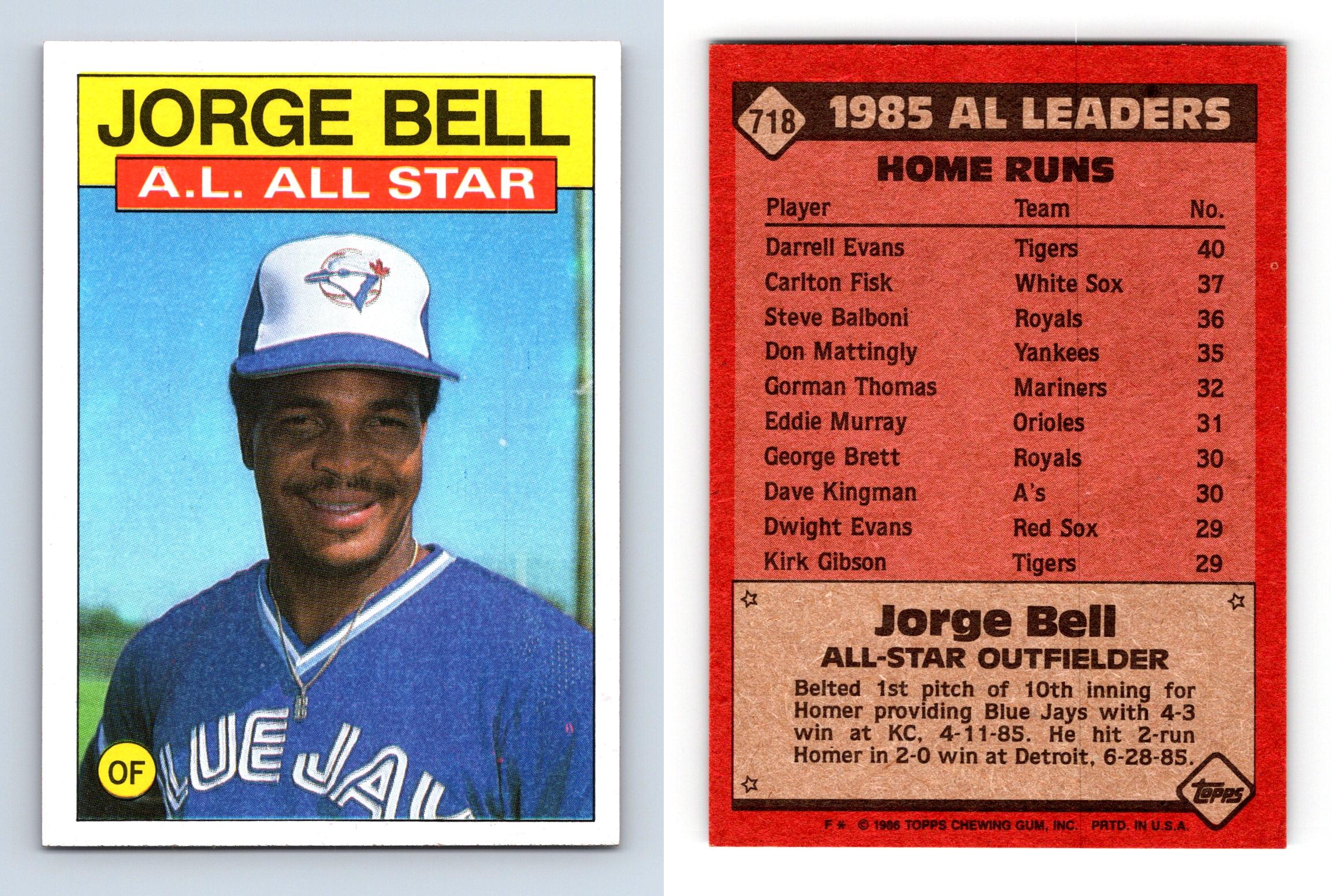 How cool is Jorge (George) Bell? : r/Torontobluejays