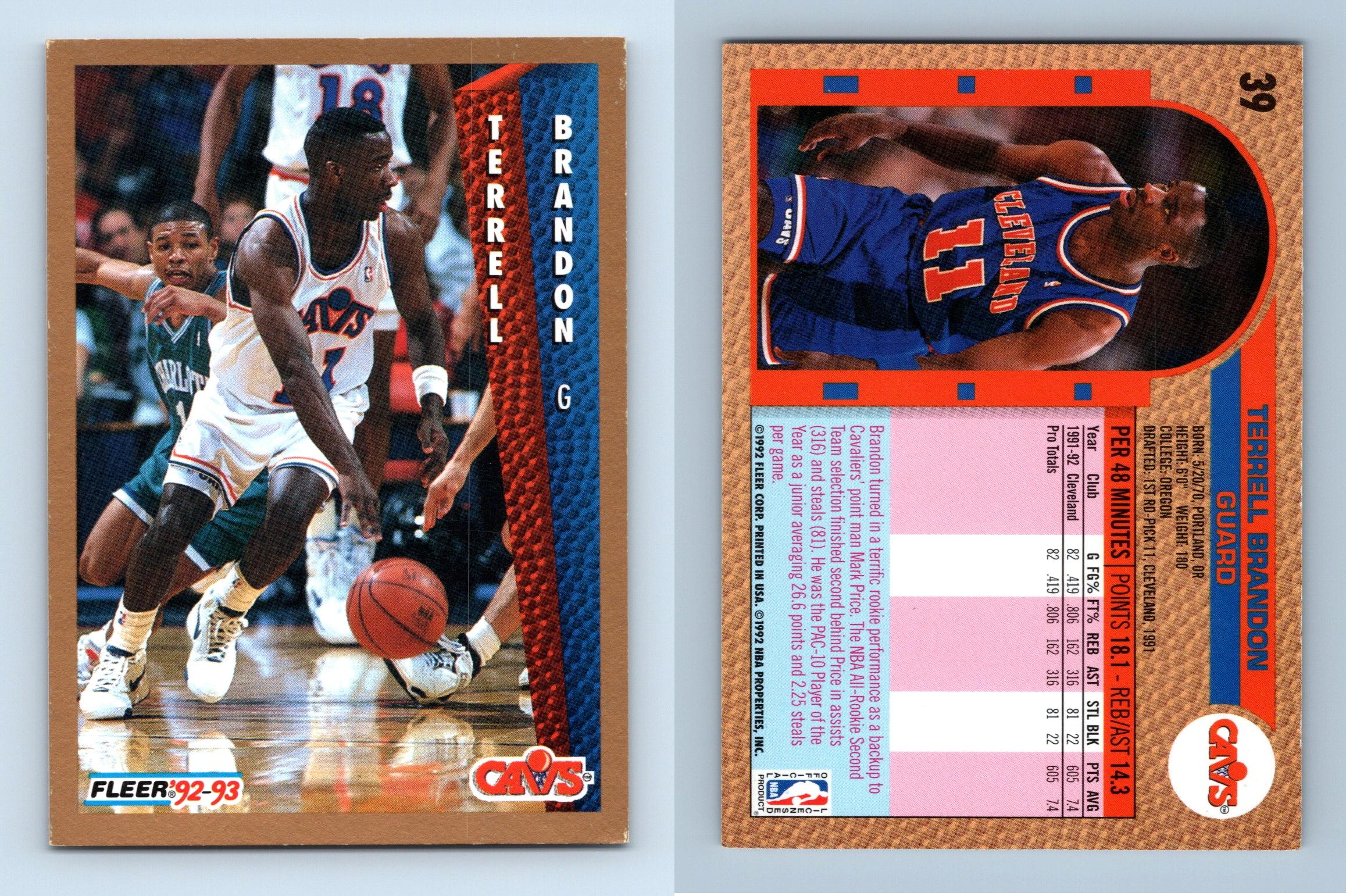 Mark Macon #59 Fleer 1992-3 Basketball Trading Card