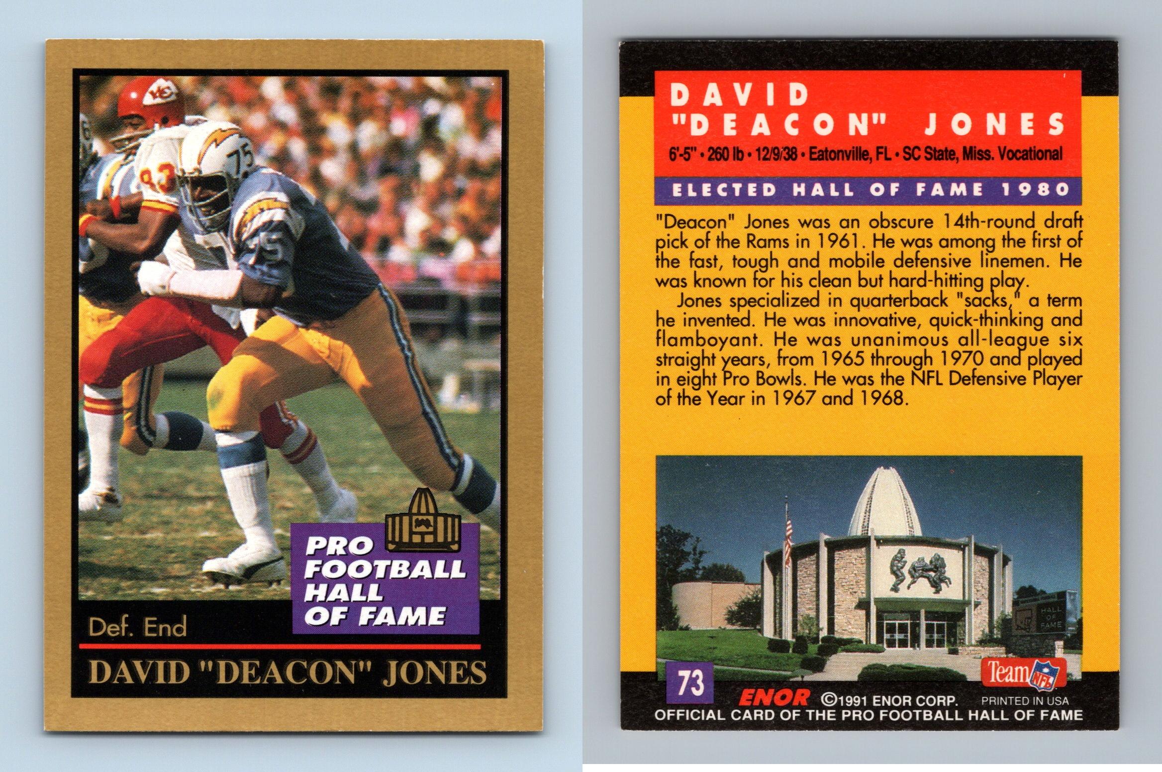 David (Deacon) Jones  Pro Football Hall of Fame