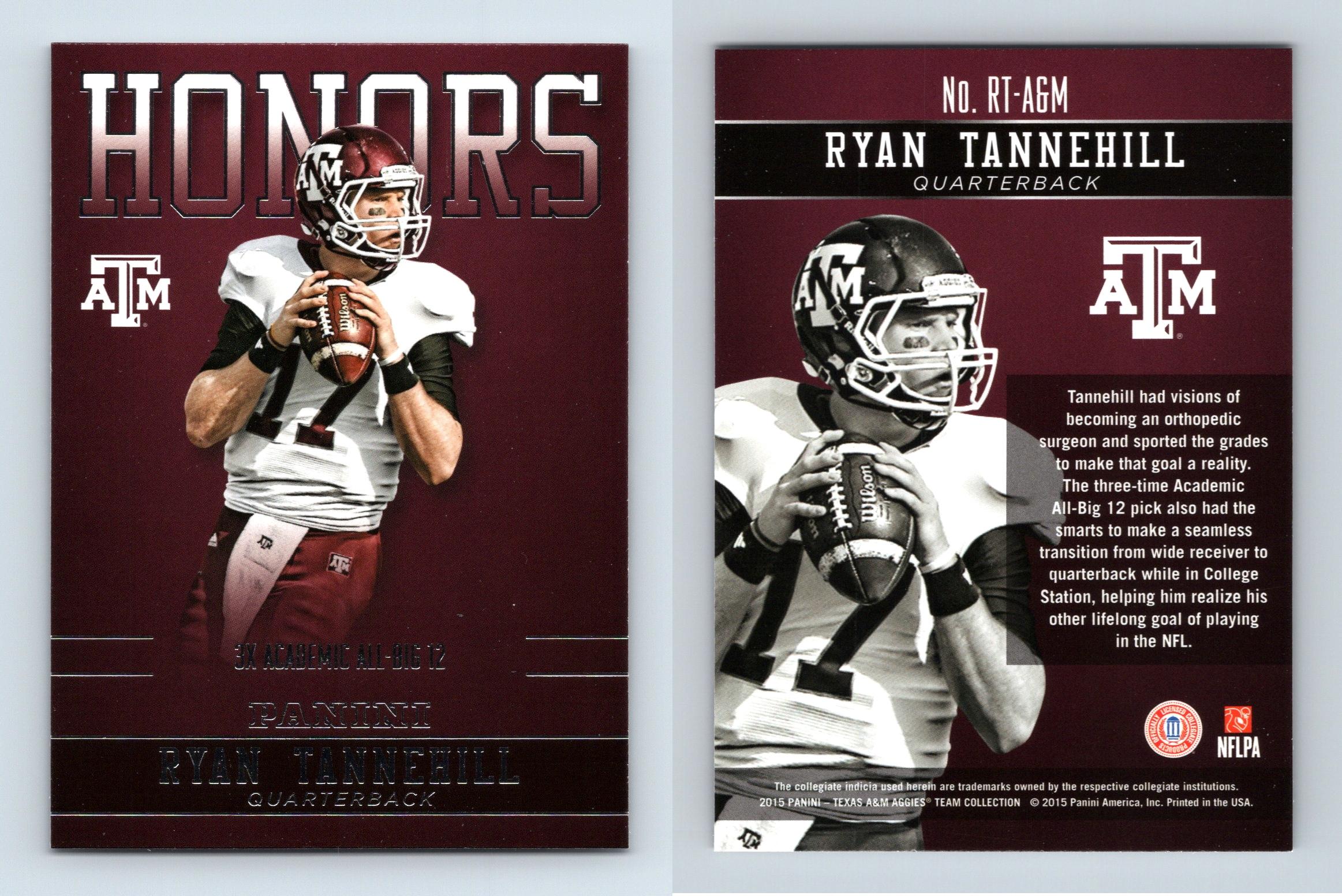 Ryan Tannehill #RT-AGM Texas A&M Aggies Collegiate 2015 Panini