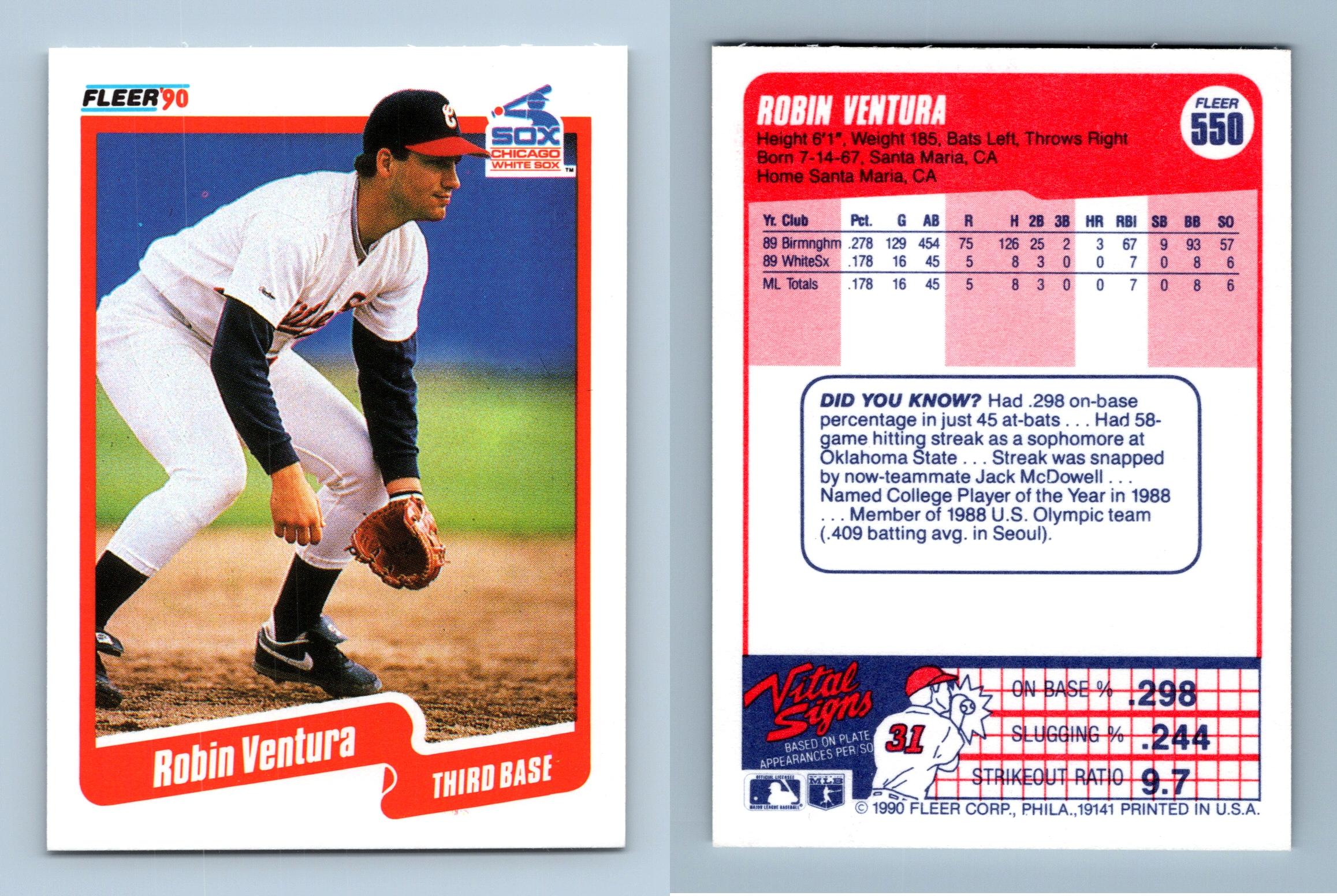 Topps Robin Ventura Baseball Trading Cards