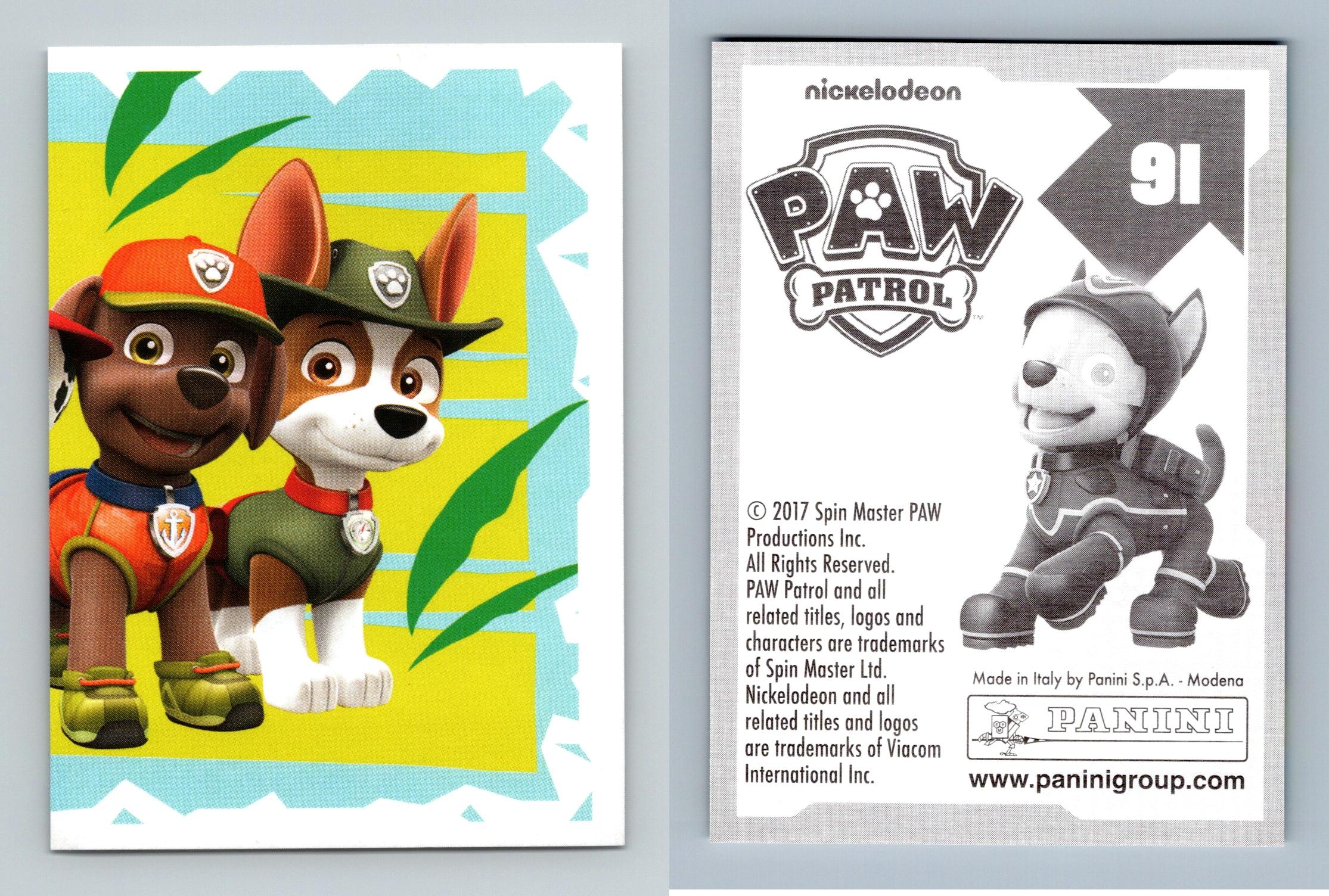 Paw Patrol 91 Panini 2017 Nickelodeon Sticker