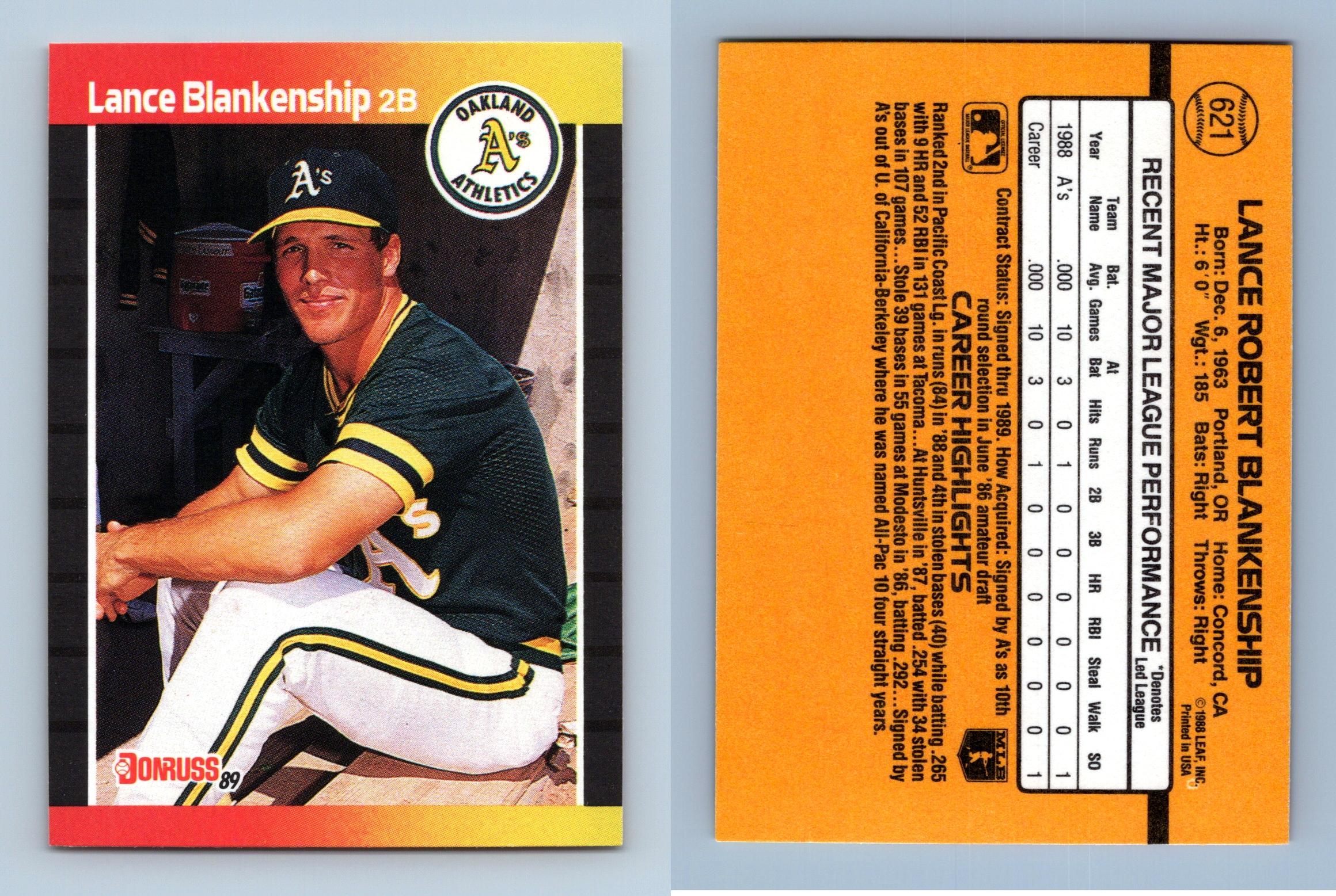  1989 Donruss Baseball Rookie Card #523 Mark Lemke