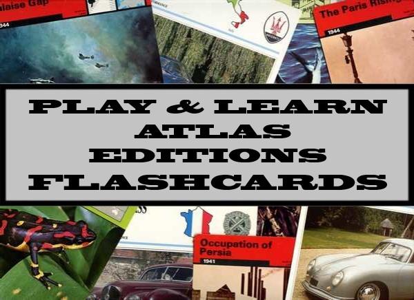 Play & Learn Atlas Editions Flashcards