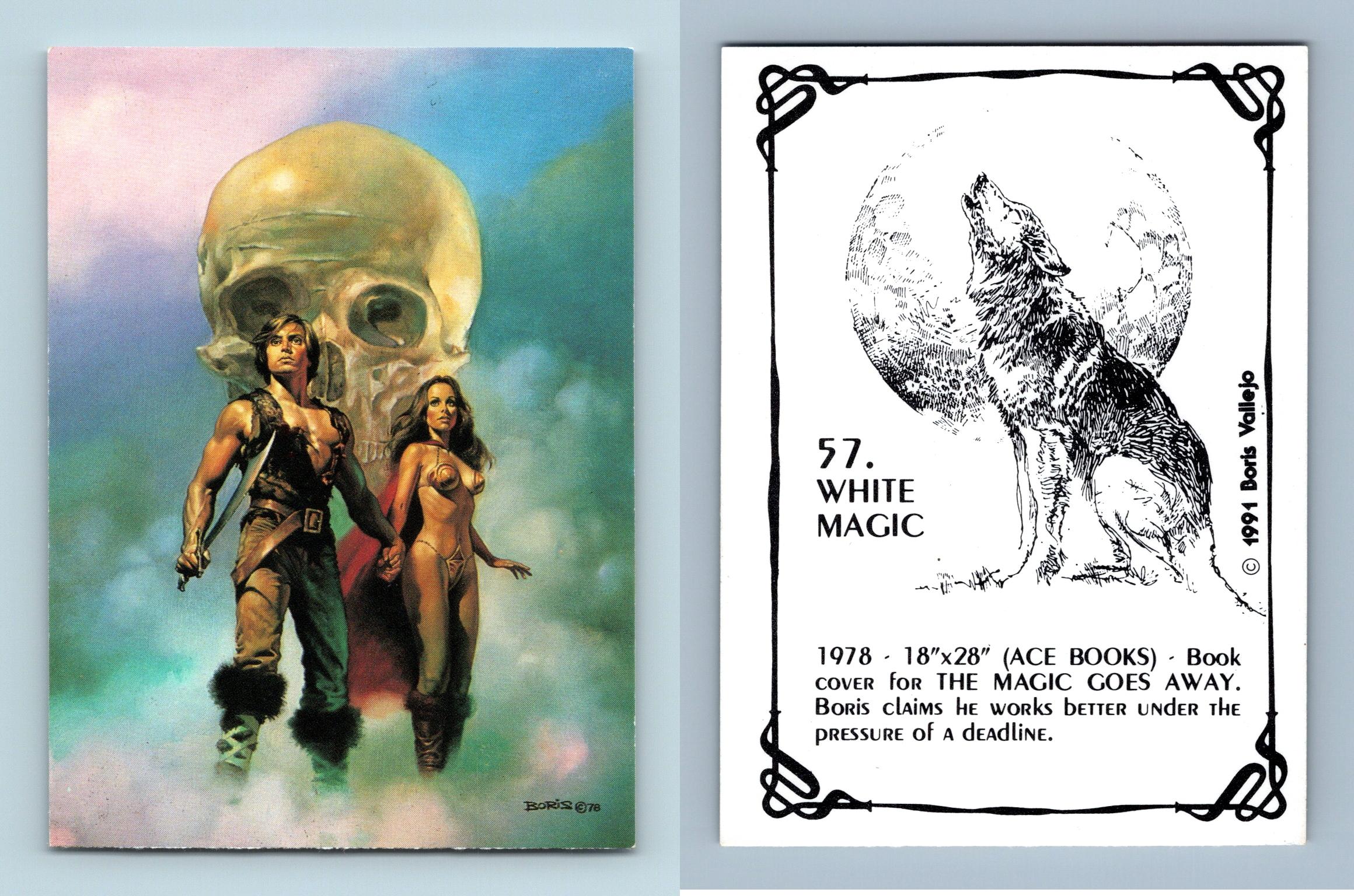White Magic 57 Boris Vallejo 1991 Comic Images Trading Card