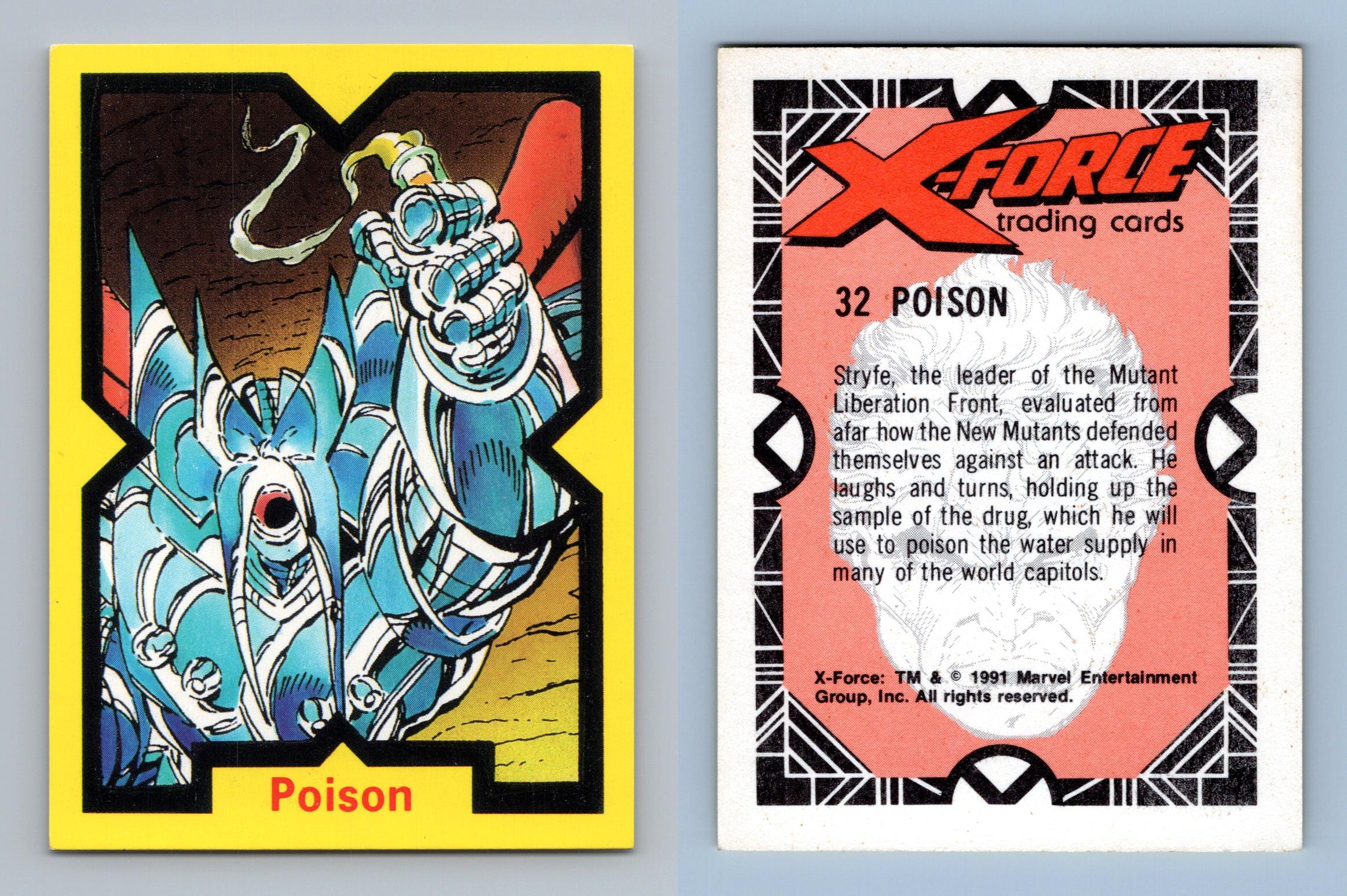 Poison #32 X-Force 1991 Comic Images Trading Card