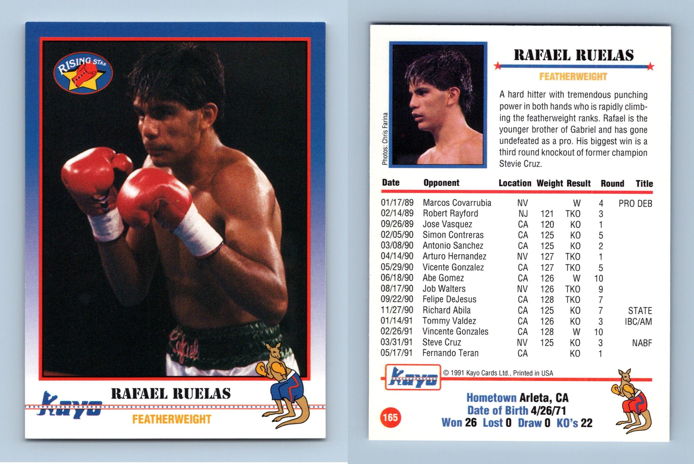 Julio Caesar Chavez 1991 Kayo orders #216 PSA 10 Boxing Card HOF