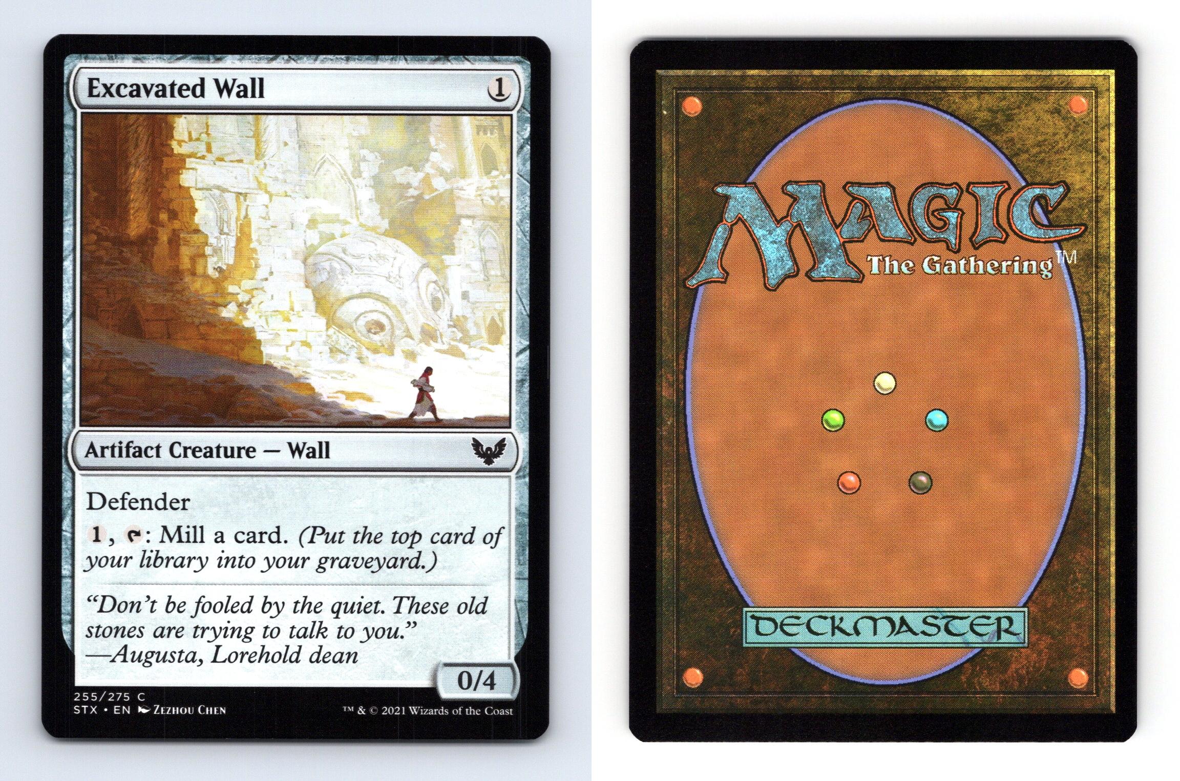 Excavated Wall 255/275 MTG Strixhaven Common 2021 TCG Card
