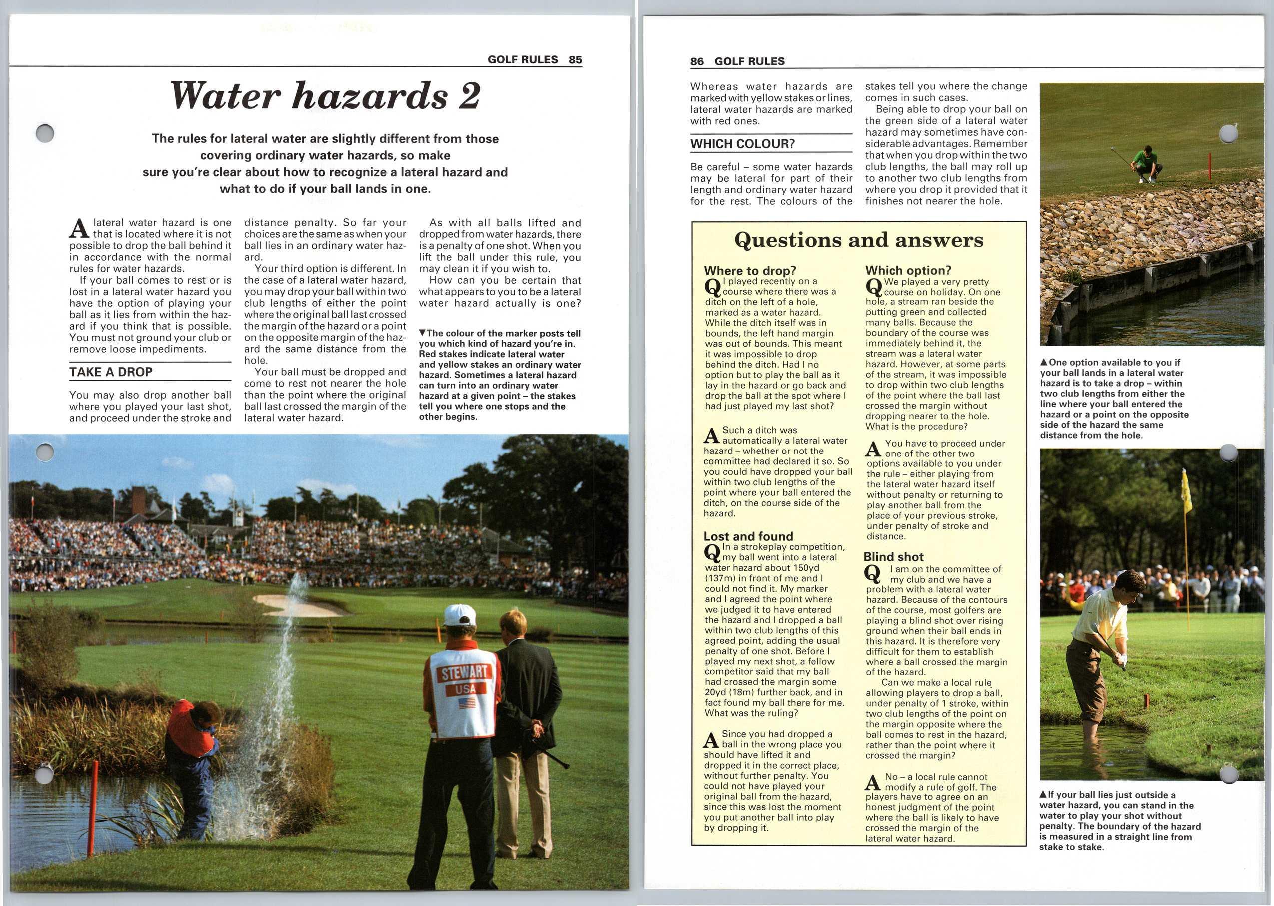 Water Hazards 2 Rules Improve Your Golf 198992 Eaglemoss Page