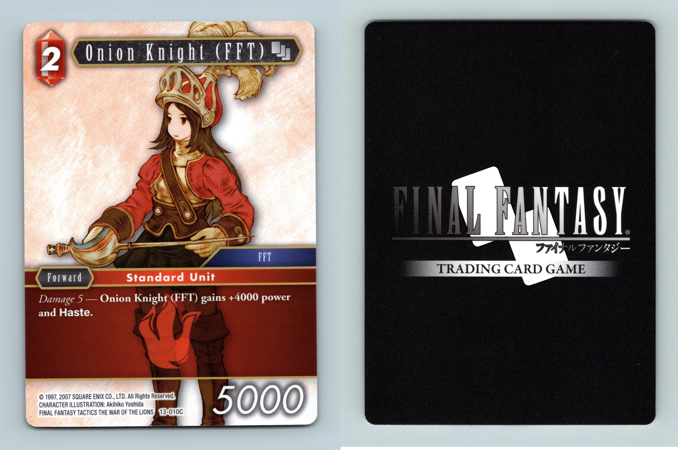 Onion Knight (FFT) 1310C Final Fantasy Opus XIII Crystal Radiance