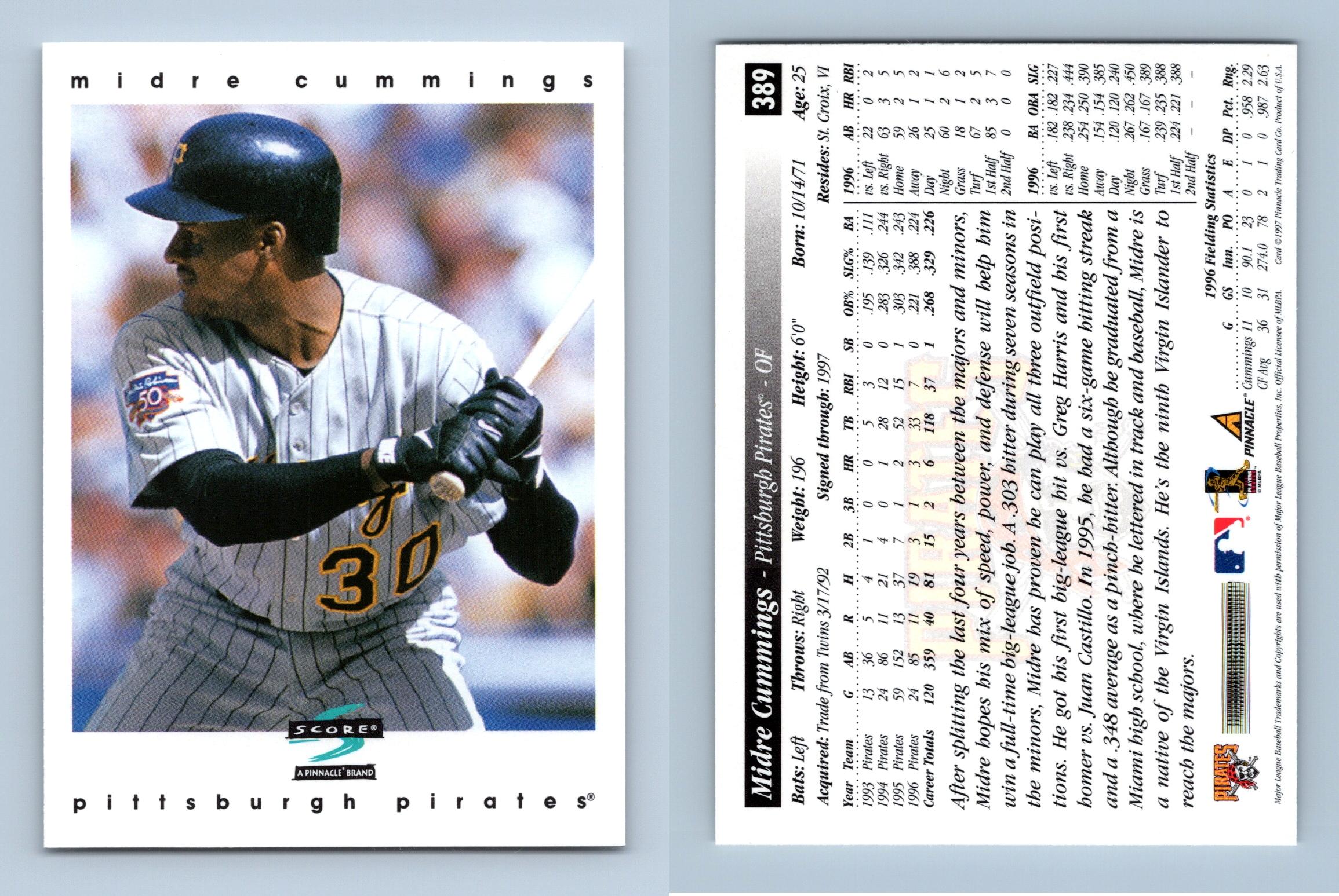 Paul Molitor - Twins #541 Score 1997 Baseball Trading Card