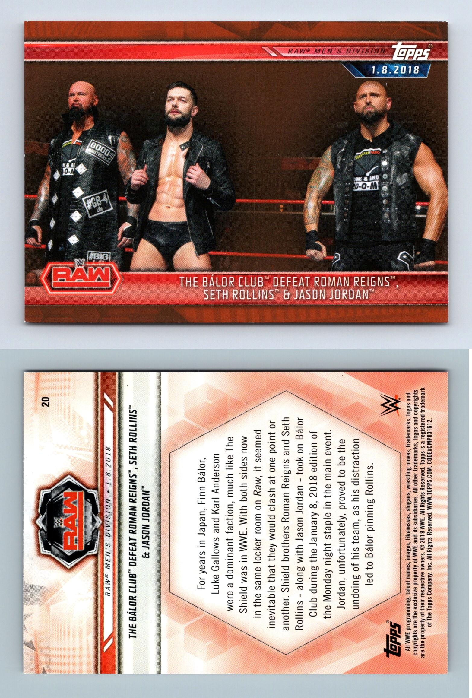 The Balor Club Defeat Roman Reigns, Seth Rollins & Jason Jordan 20 WWE