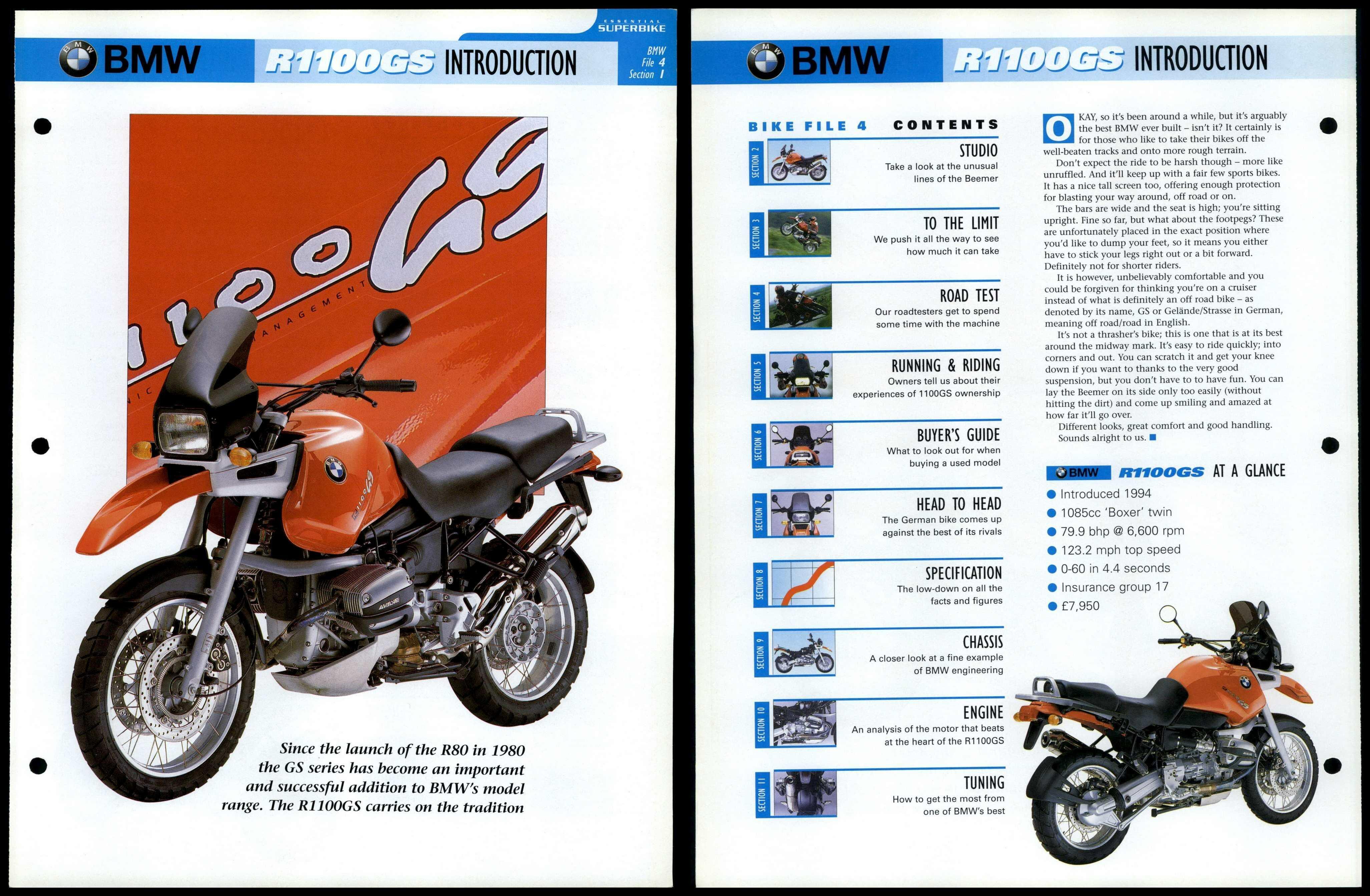 Bmw r1100gs deals