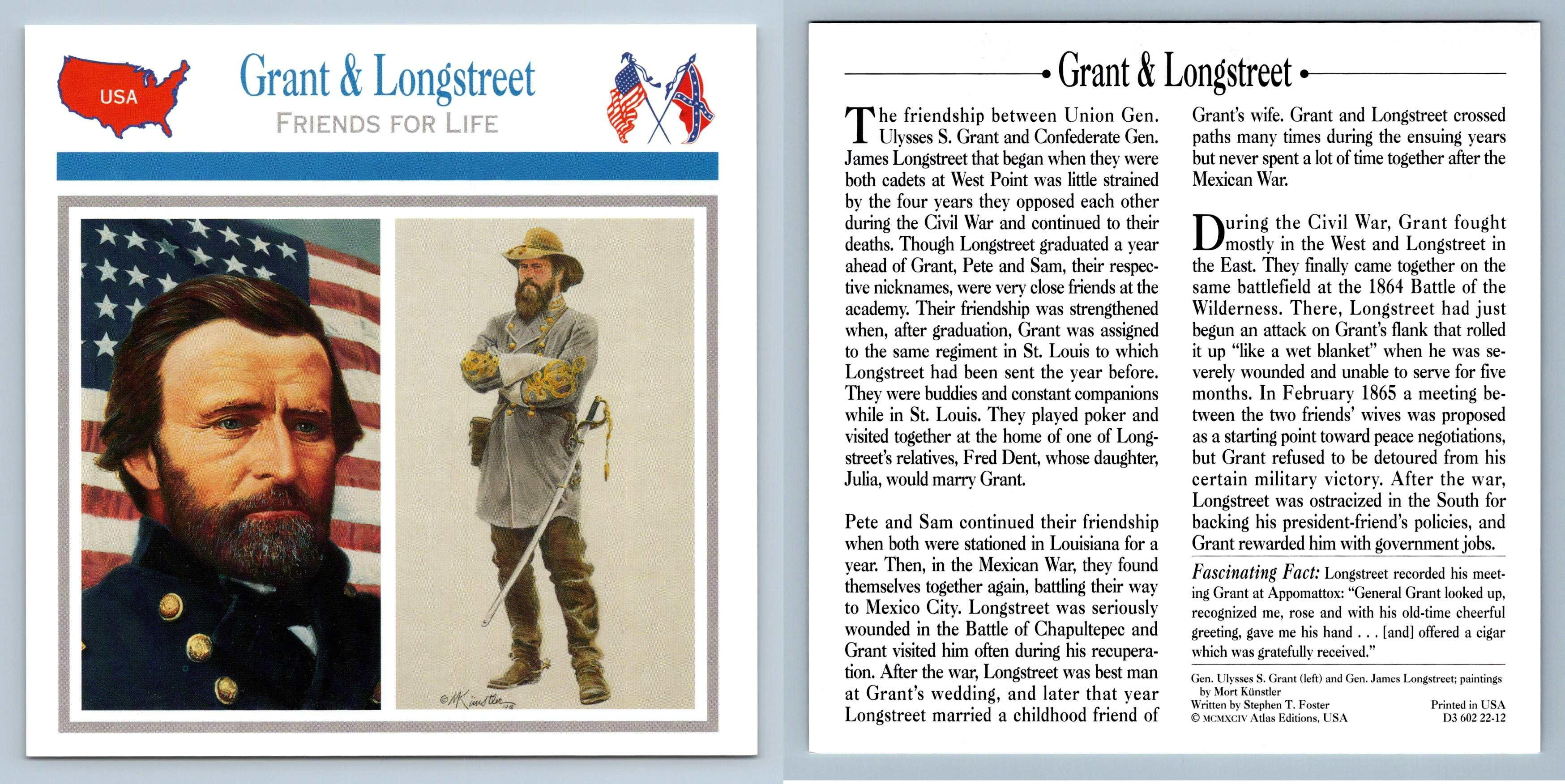 The War Years - David Dixon Porter - Officers - Atlas Ed. Civil War Card
