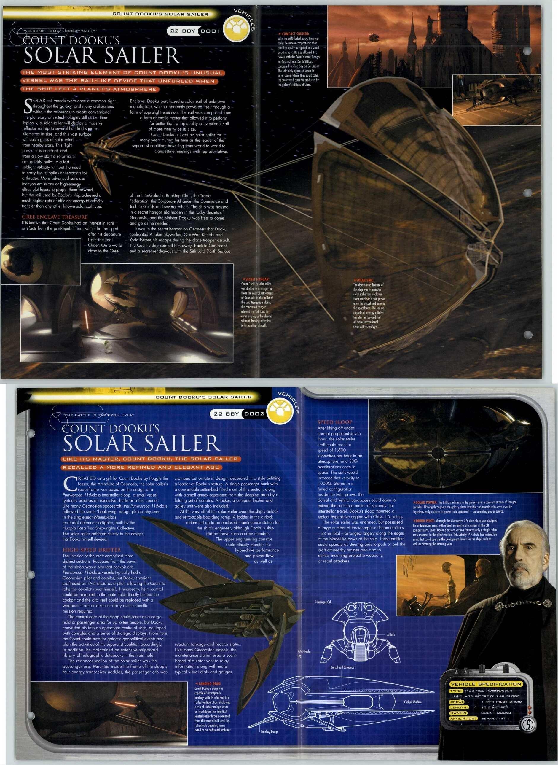 Dooku's discount solar sailer