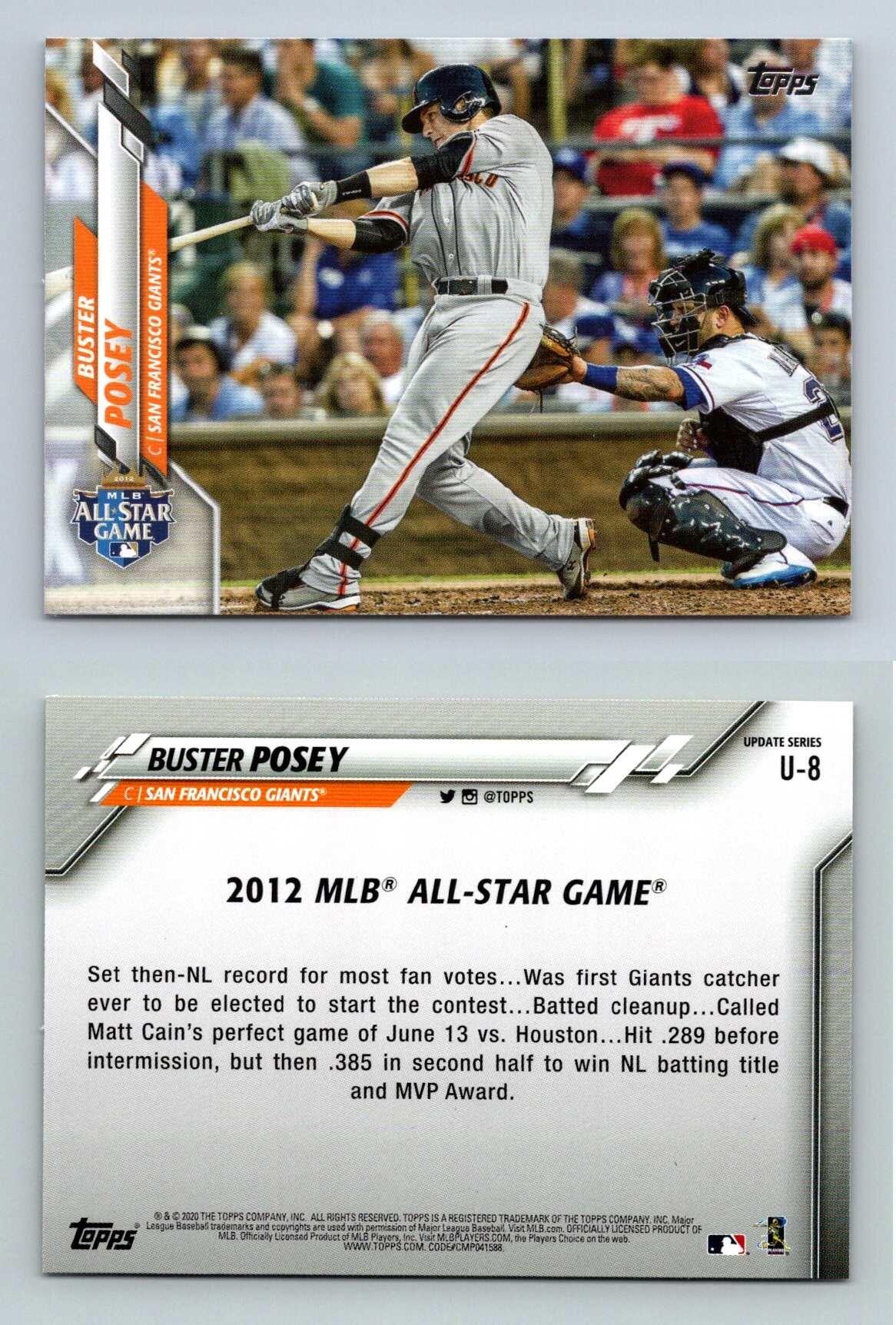 2022 Topps Series 1 BUSTER POSEY Home Run Challenge - GIANTS