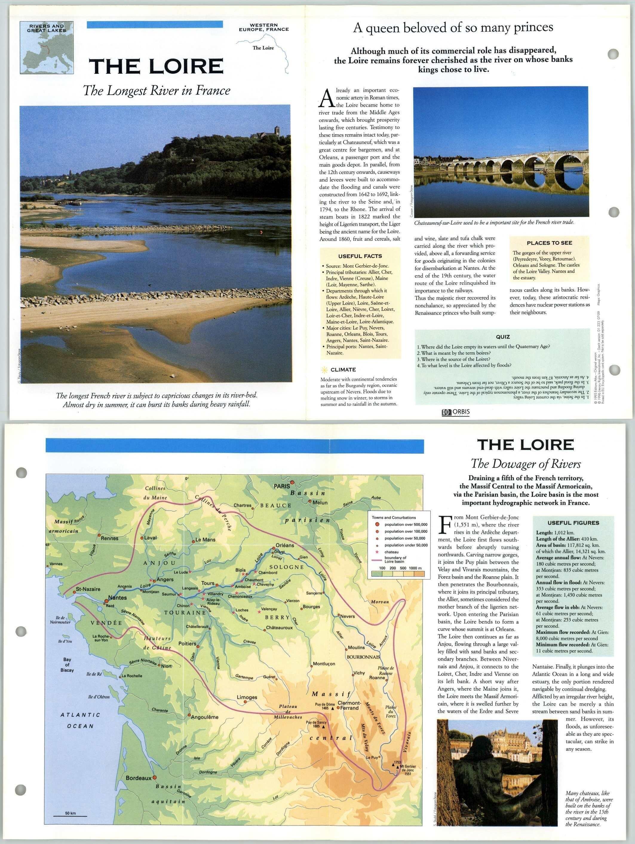 The Loire Rivers Lakes Atlas Of The World Fact File Fold Out Page   Image84844 01 Merged 