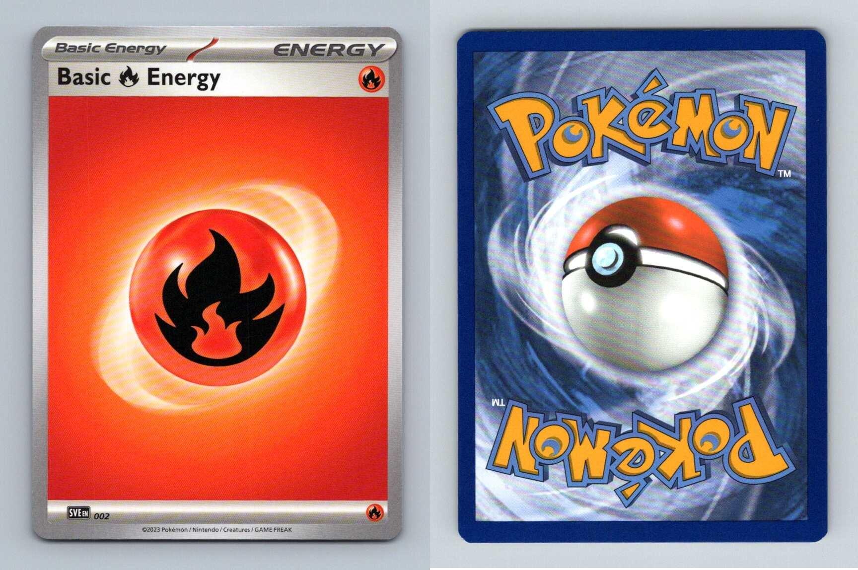 Fire Energy 2 Scarlet & Violet Paldean Fates Pokemon 2024 TCG Card