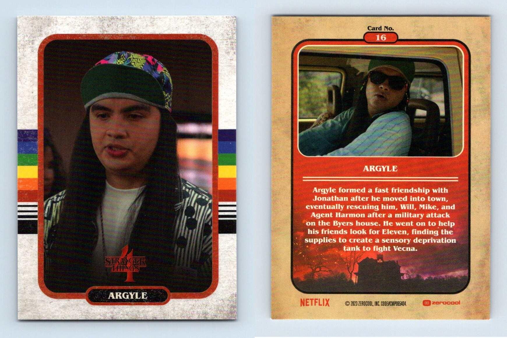 Netflix Stranger Things Zerocool store Card ARGYLE