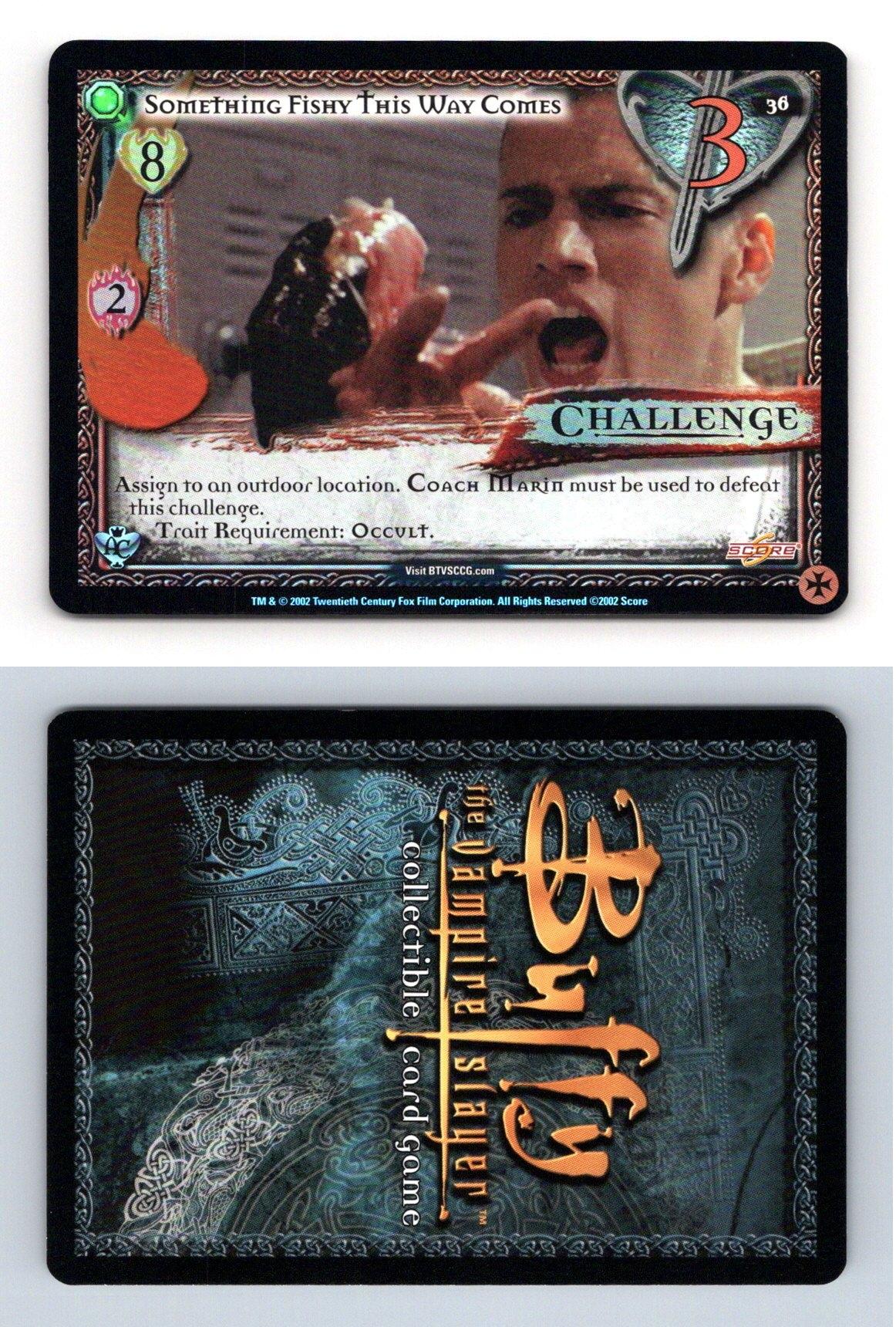 Challenge 36 Buffy The Vampire Slayer Angels Curse 2002 Foil Uncommon Ccg Card