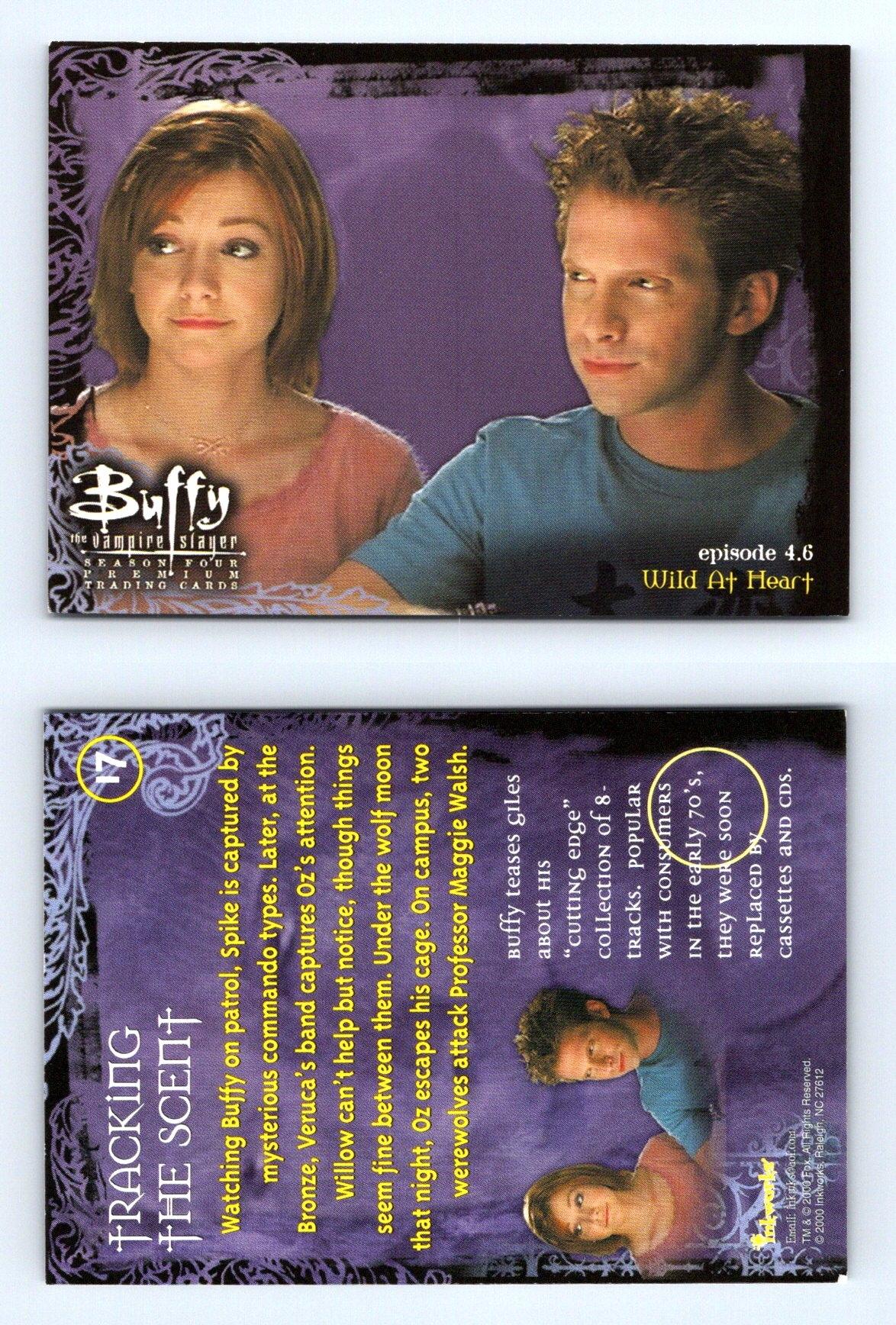 Tracking The Scent 17 Buffy The Vampire Slayer Season 4 Inkworks