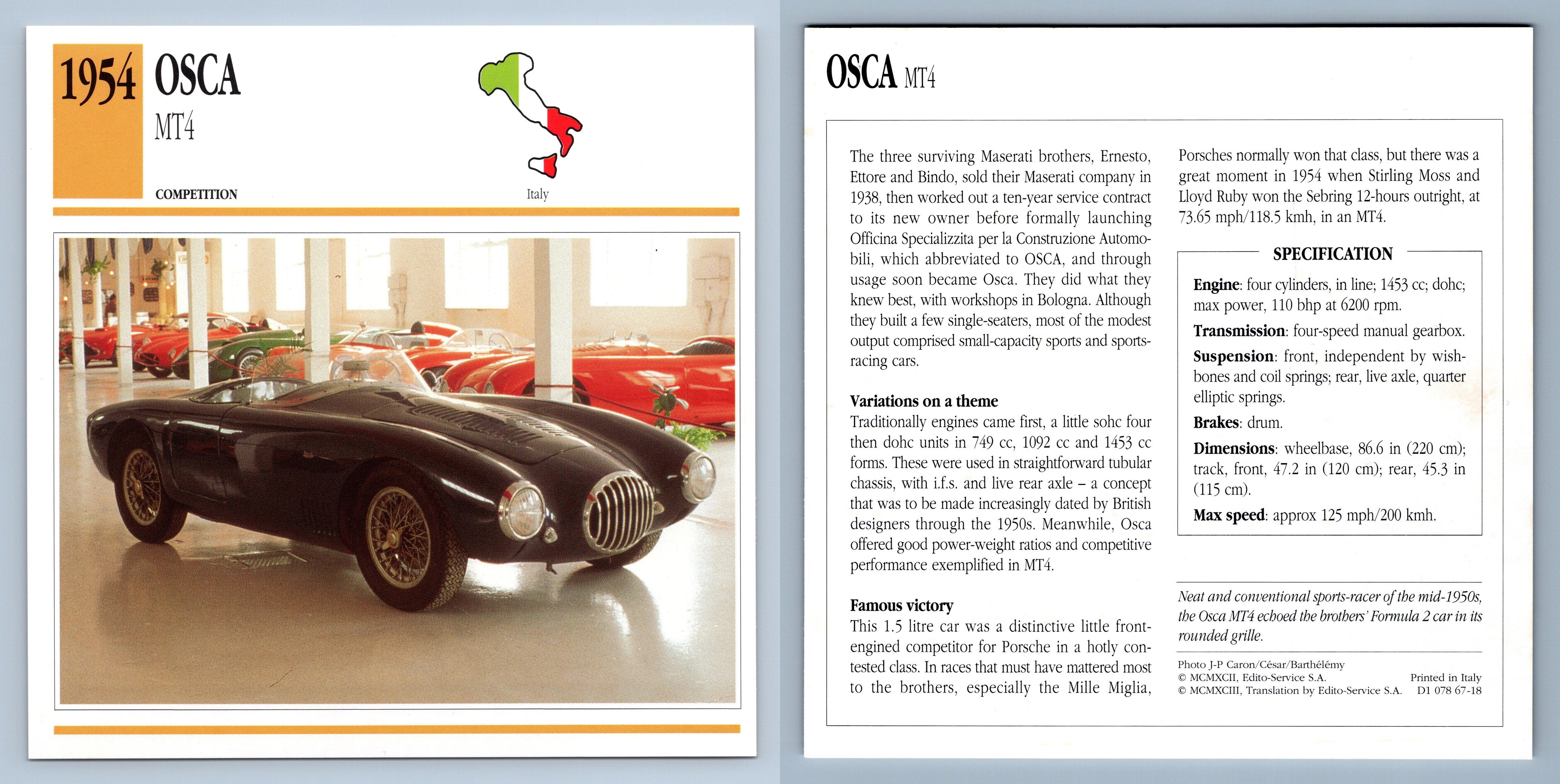 Osca MT4: Maserati in miniature