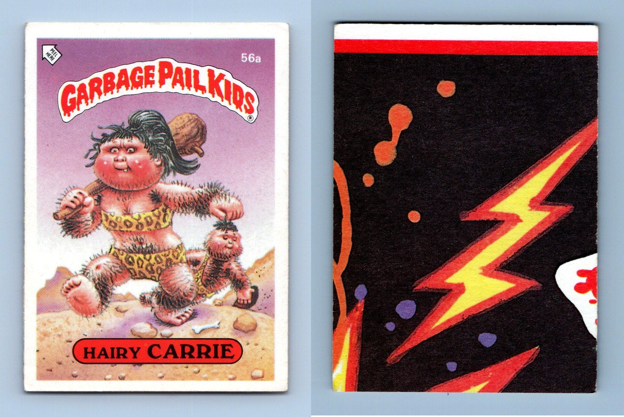 Hairy Carrie #56a Garbage Pail Kids Series 2 Topps 1985 Trading Card ...