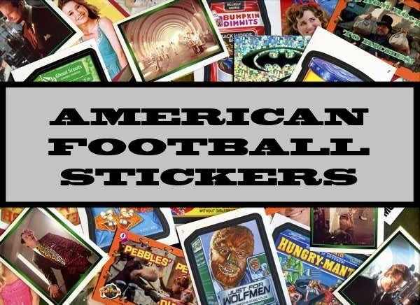 American Football Stickers